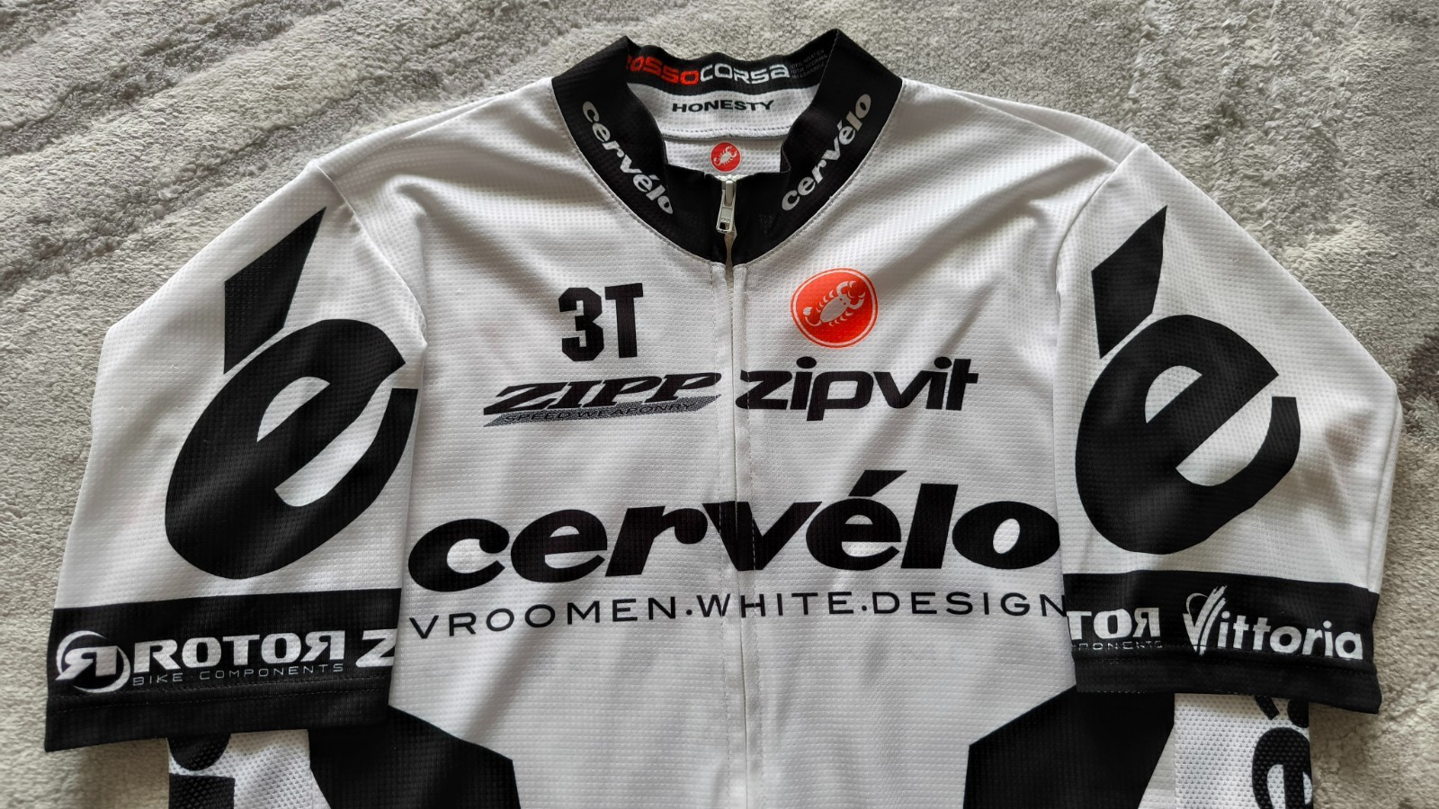 Castelli Cervélo Test Team Full Zip Men’s Cycling Jersey Size: L