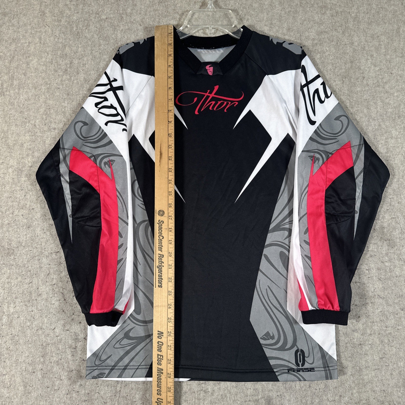 Thor Motocross Women’s Long Sleeve Jersey Size Large? Black Pink White