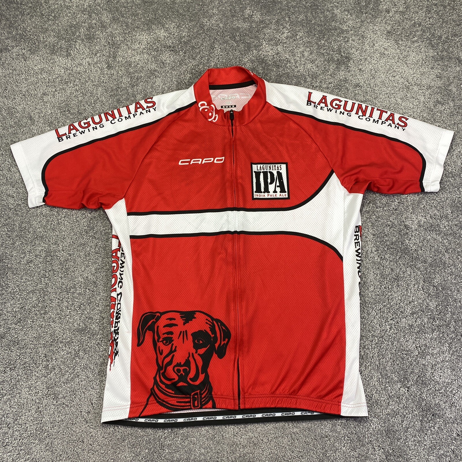 Lagunitas IPA Cycling Jersey XXXL Capo Made Italy Beer Bike Full Zip