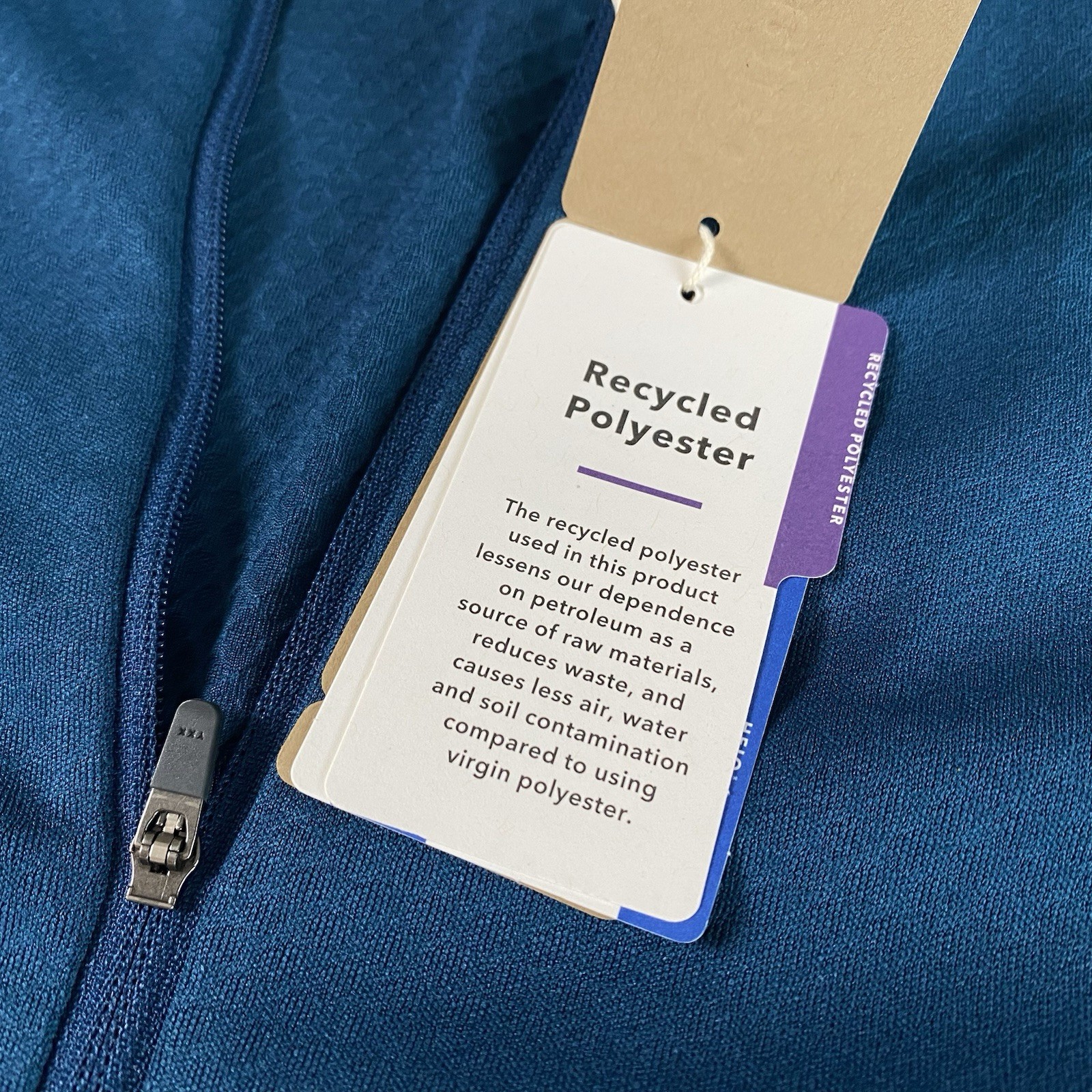 Patagonia S Small Capilene Midweight Bike Jersey Medium Crater Blue Half Zip