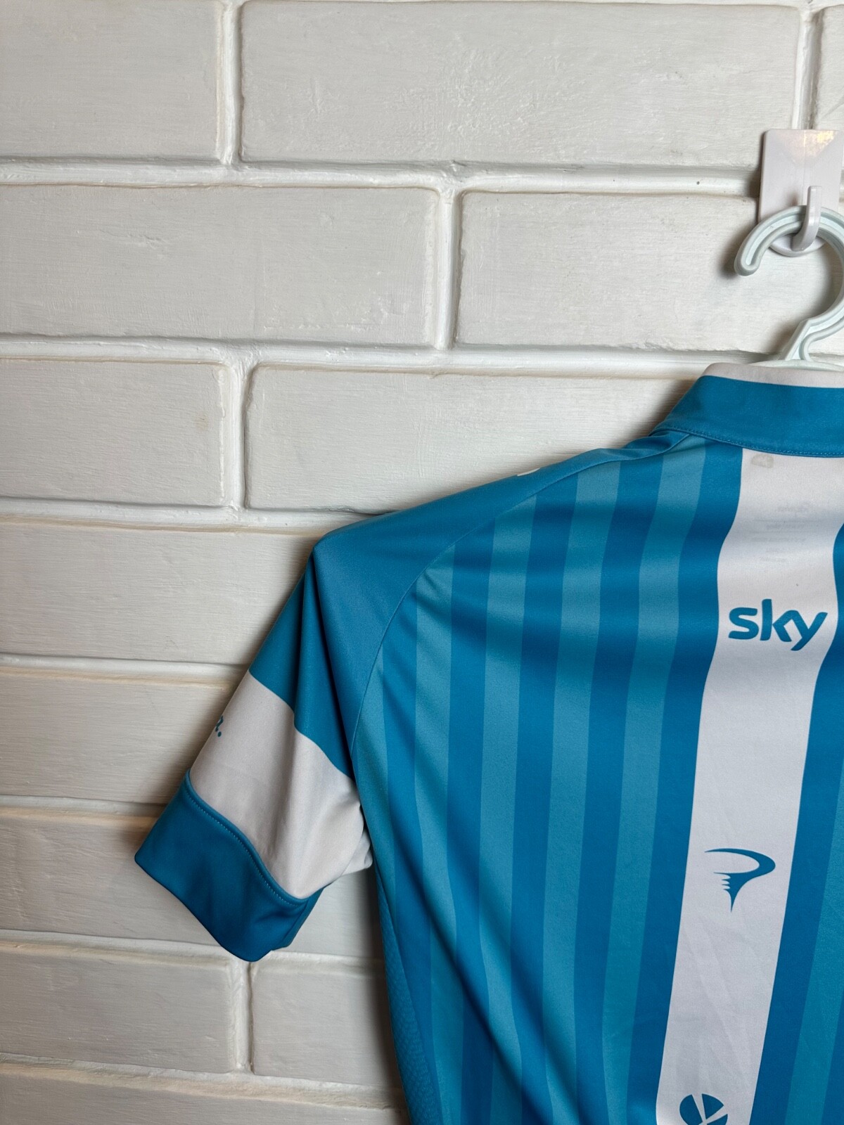 Rapha Team Sky Cycling Jersey Size Xs Blue Very Rare Made In China