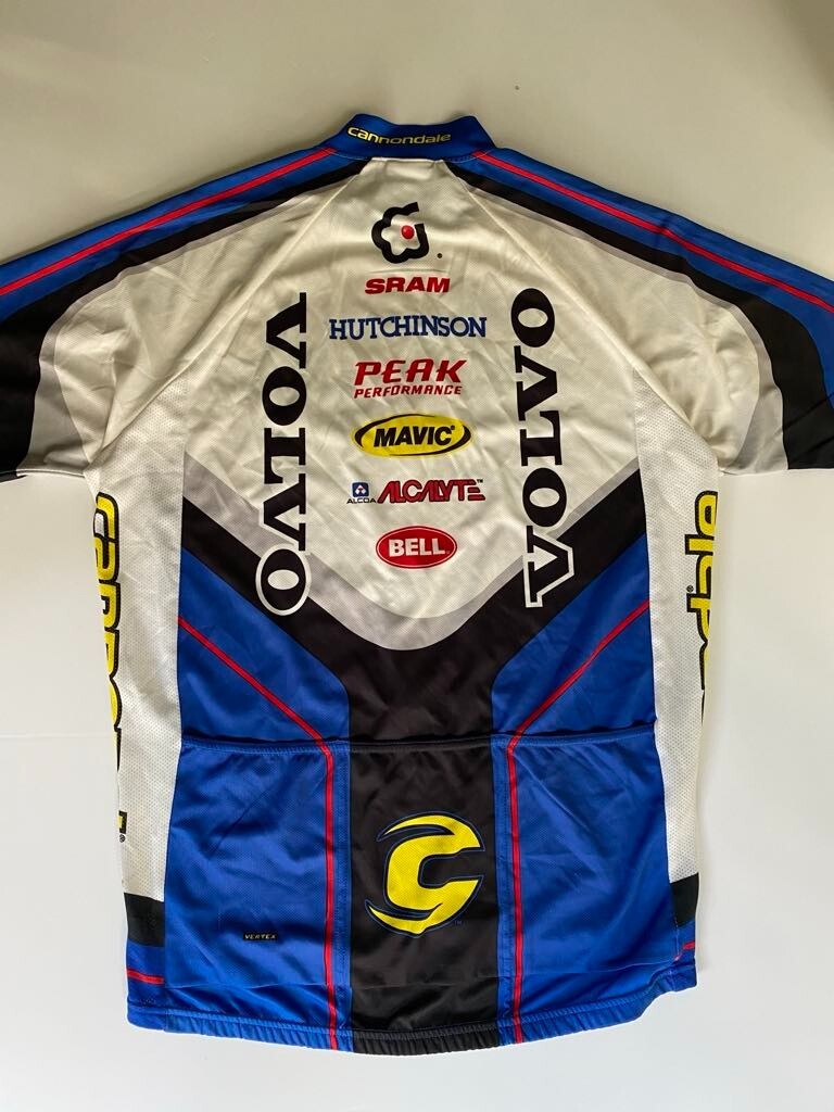 Cannondale Volvo Team Vintage Cycling Jersey Size L
