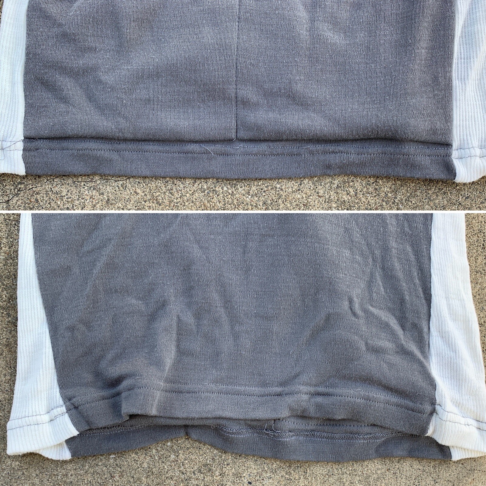 Vintage Sportif Cycling Jersey Color Block White Gray Blue Green XS or S ?