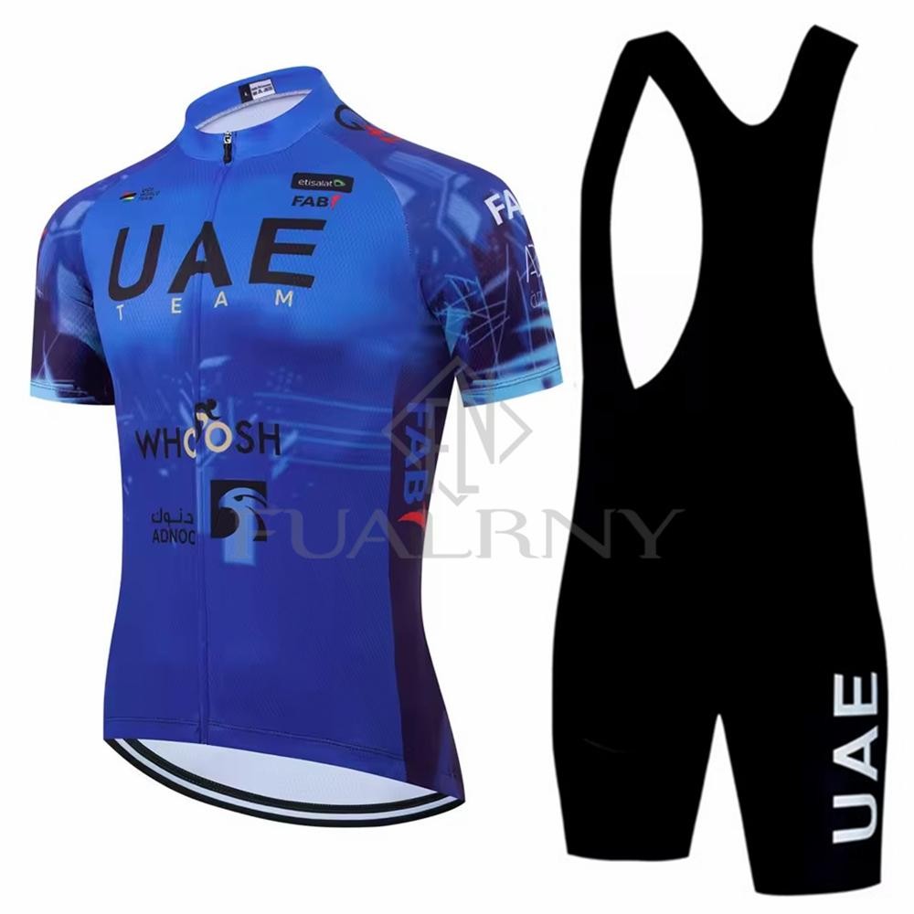 2026 UAE Team Cycling Jersey Set Short Sleeve MTB Road Bike Wear Men