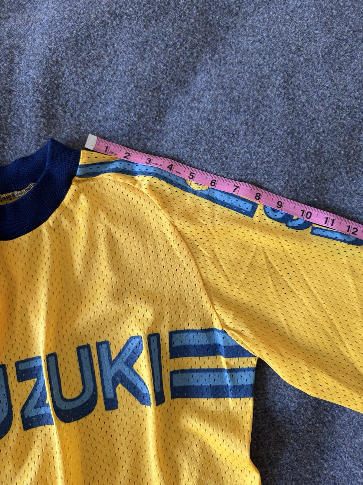 VTG Suzuki BMX Motocross Padded Mesh Long Sleeve Jersey – S/M Small Medium