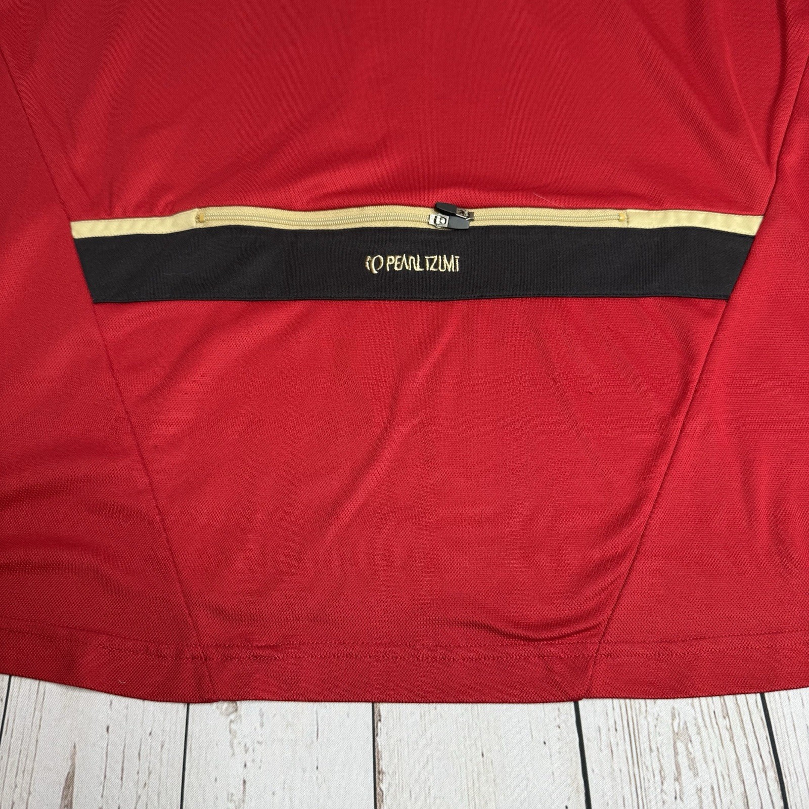 VTG 90s Pearl Izumi T Shirt Jersey Mens XL Red Short Sleeve Cycling Biking Tee