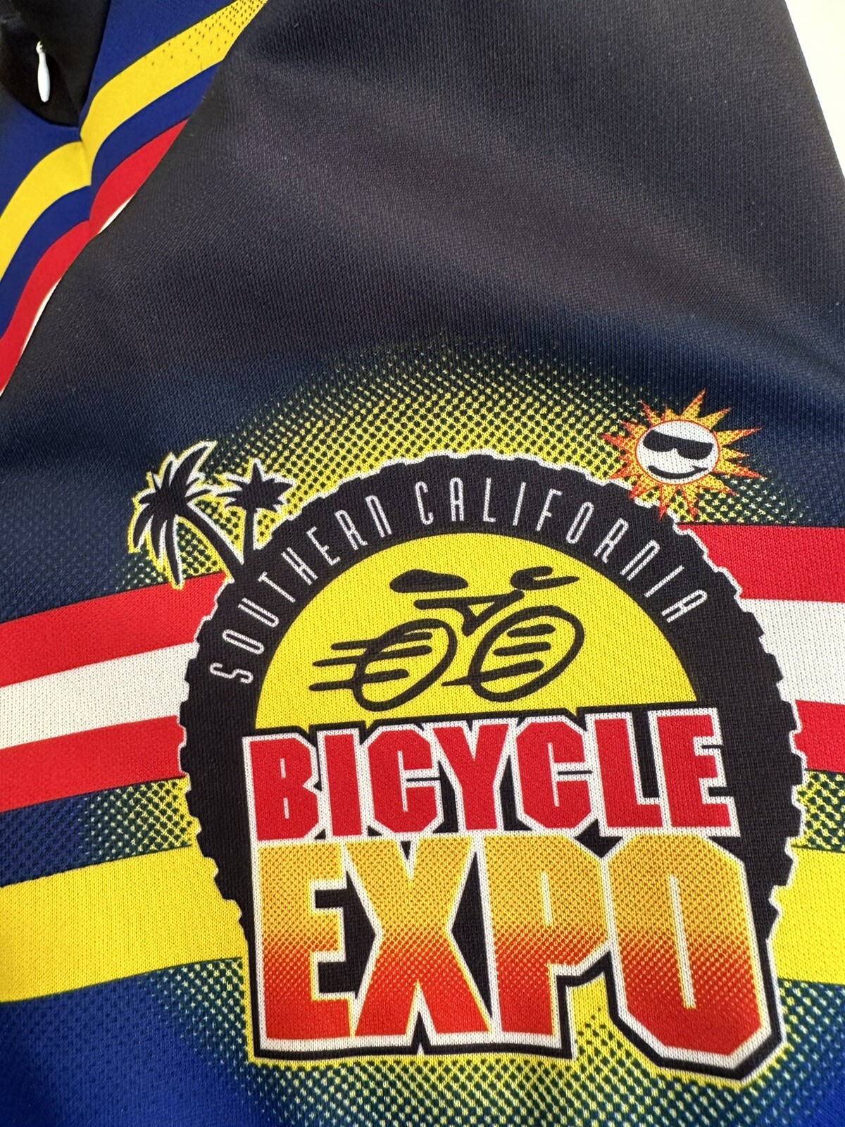 Voler USA City Of Angels 3/4 Zip Back Pockets Multicolor Size XL Cycling Jersey