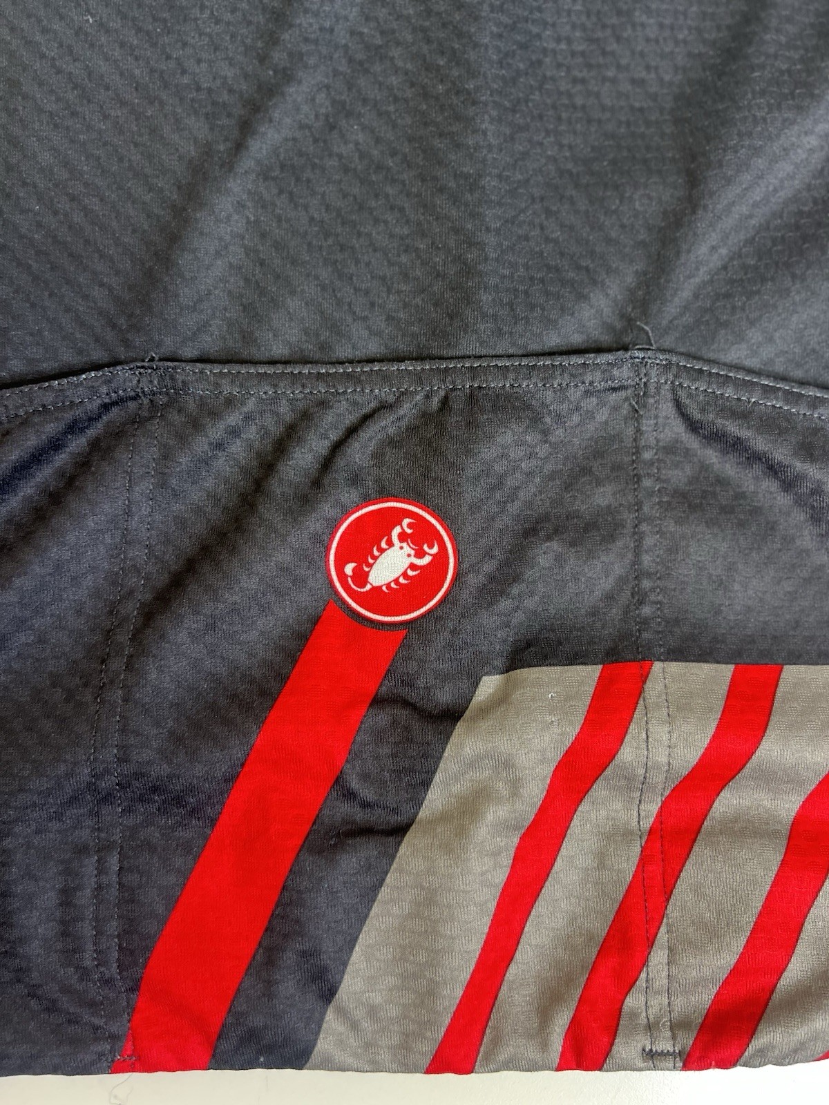 Castelli Men’s Hors Categorie Jersey Red & Black – Size Medium