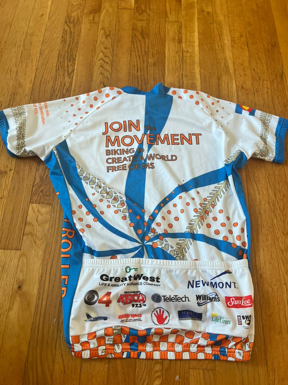 Mens Peak 1 Sports Bike cycling jersey size XL