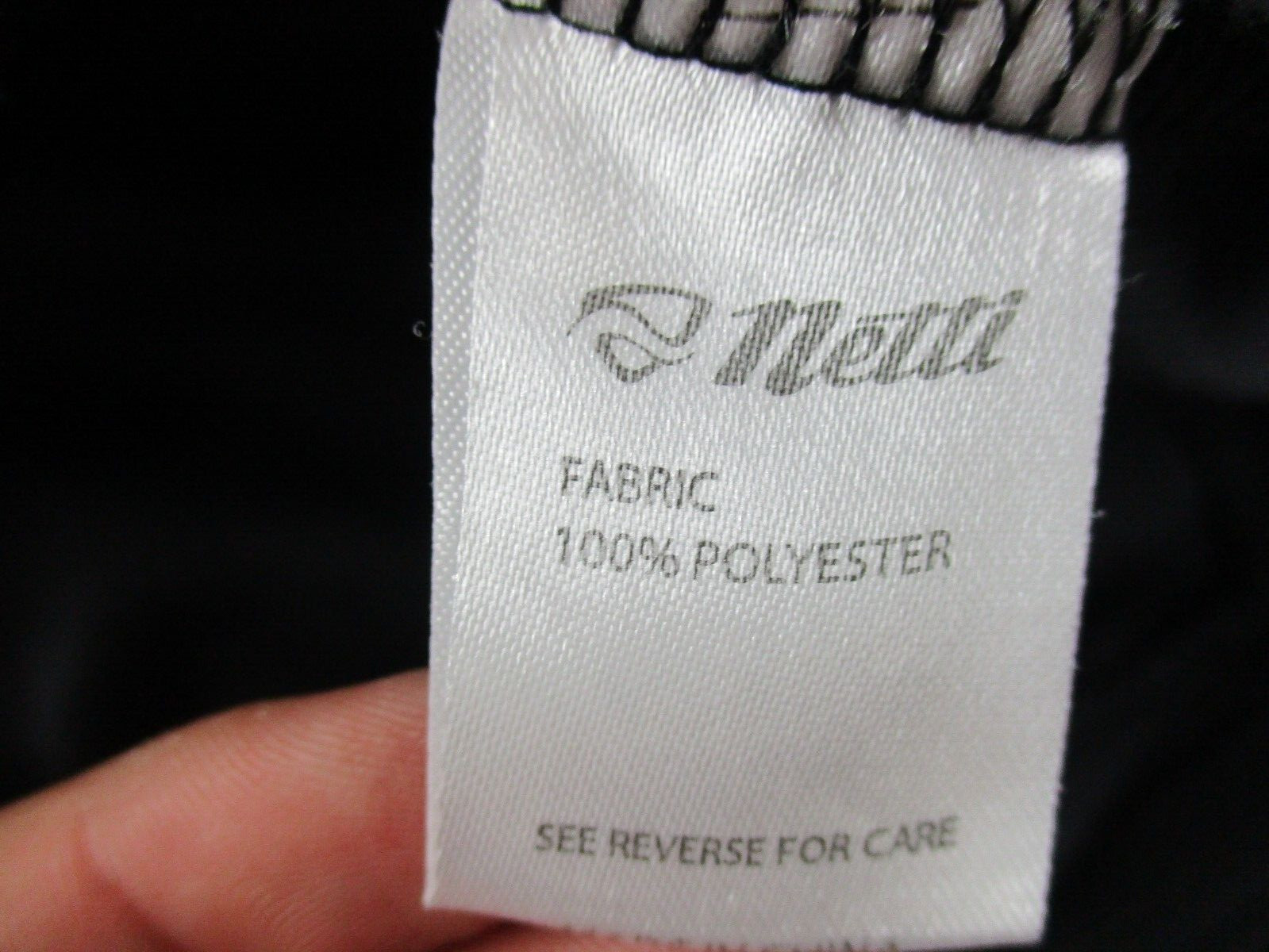 Netti Cycle Top/Jersey Large Short Sleeve Collared Full Zip Black Cycling MTB