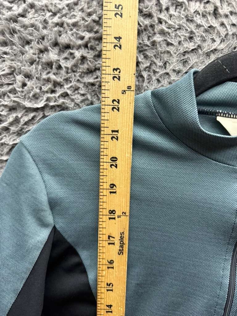 Sugoi Quarter Zip Short Sleeve Cycling Jersey Blue Black Mens Size M/L