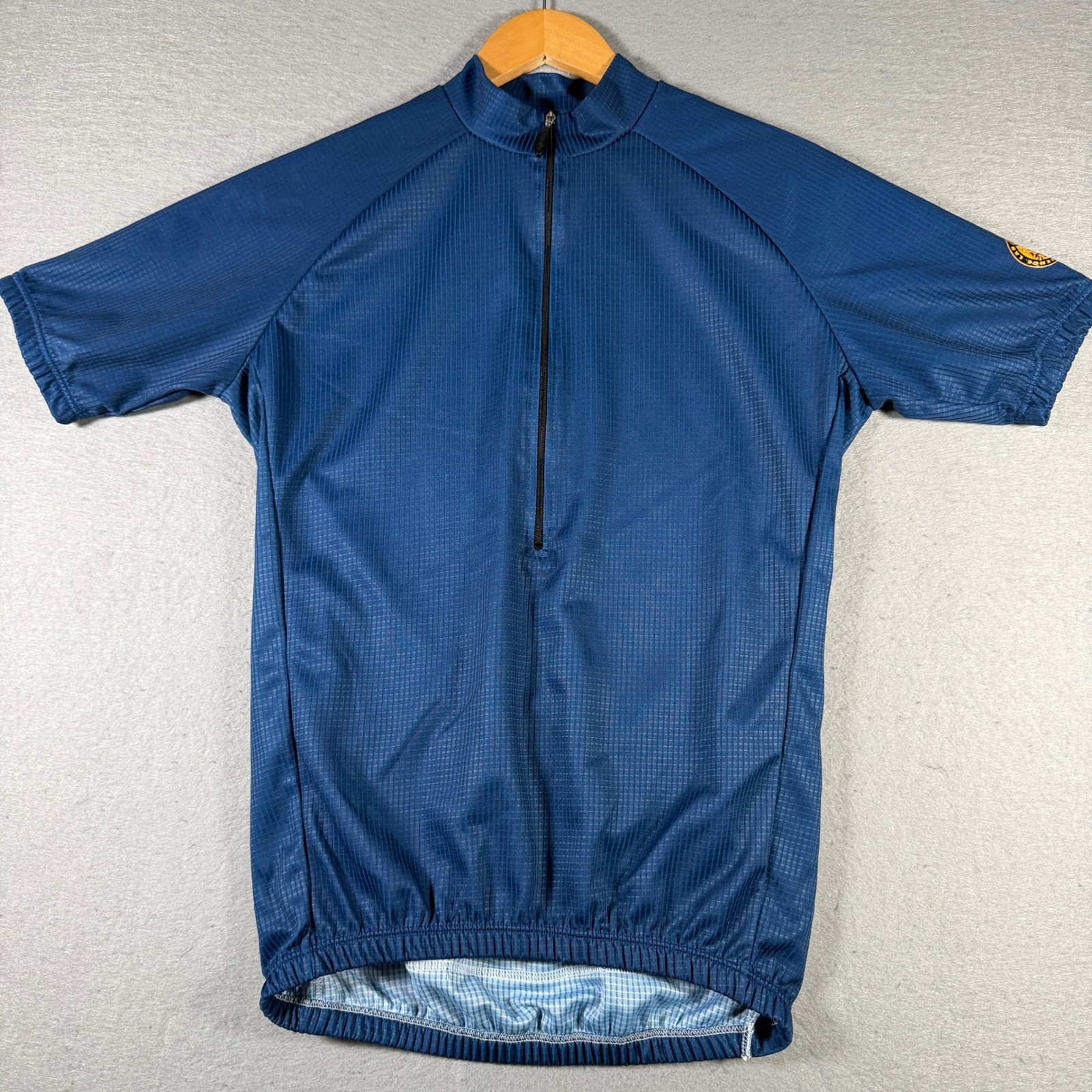 Oakley Software Mens Blue Cycling Jersey Mad Science Lab Made in Italy Large