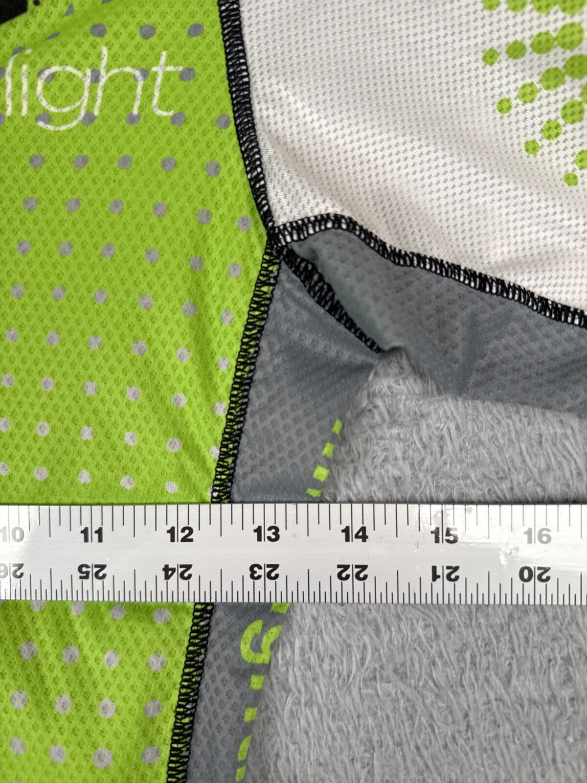 Hincapie Cycling Jersey Adult 2XS XXS Lime Green White Short Sleeve Aspen Colo