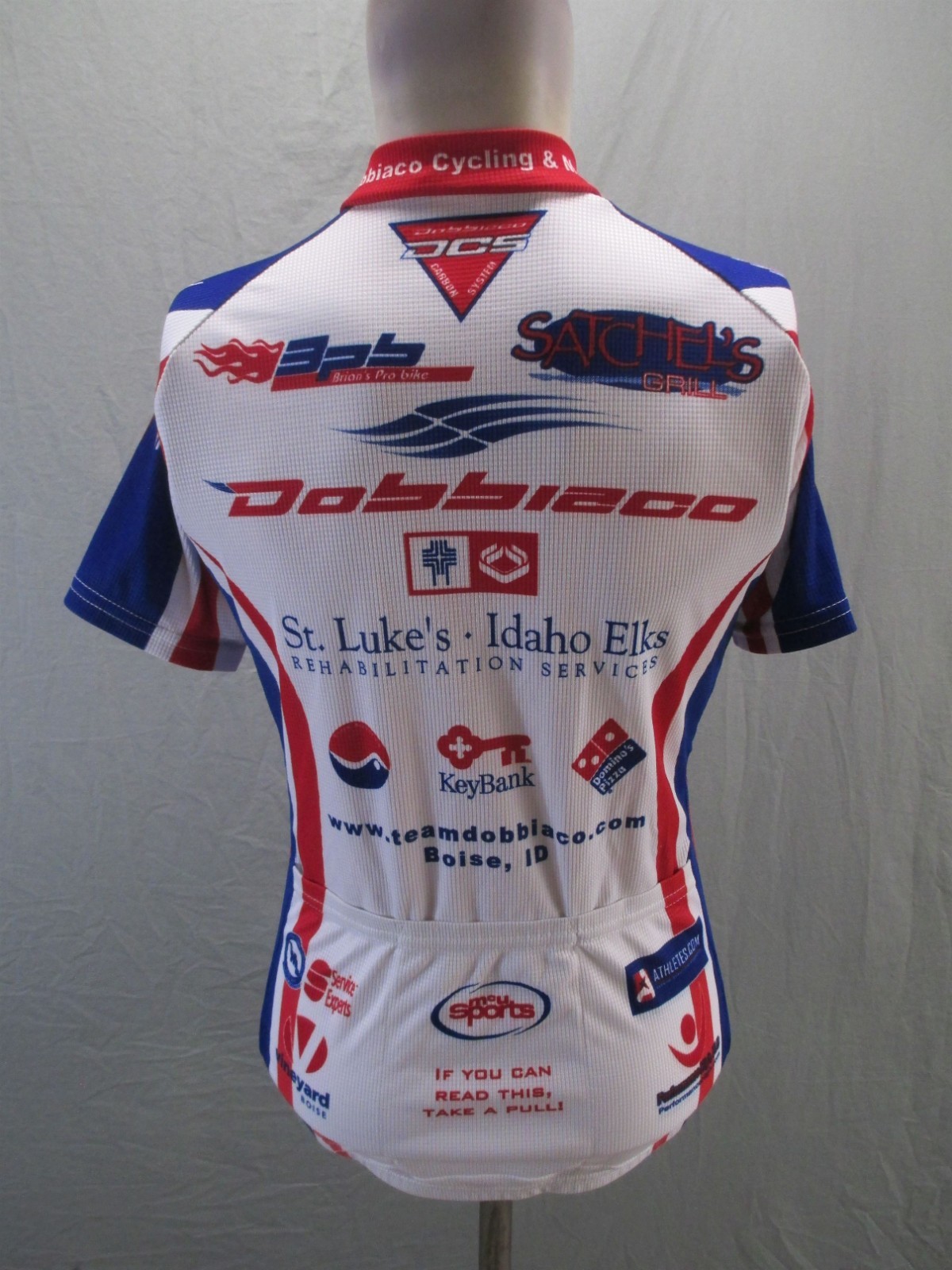 Voler Size M Mens Multicolor Cycling Compression Full Zip Athletic Logo Top 696