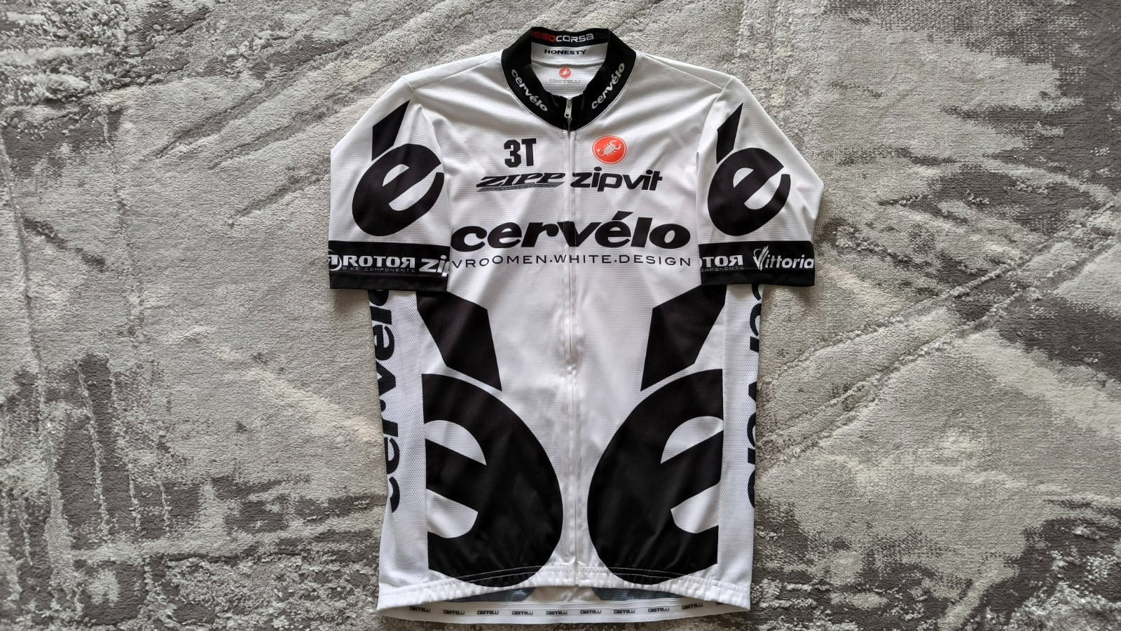 Castelli Cervélo Test Team Full Zip Men’s Cycling Jersey Size: L