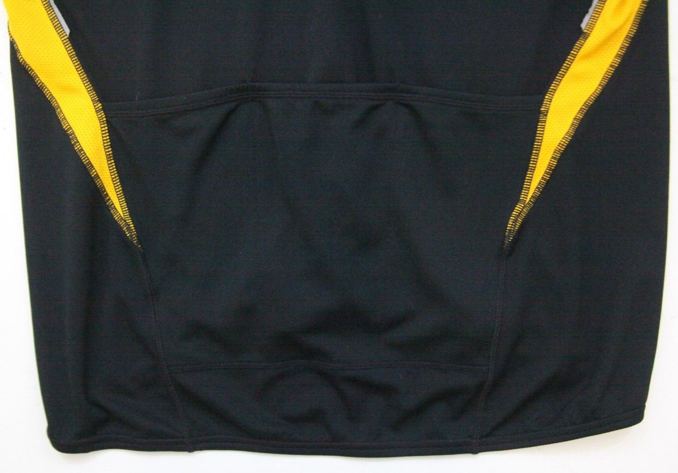 Trayl Cycling Black Orange Large Biking Jersey Tee Shirt 1/2 Zip Polyester EE11