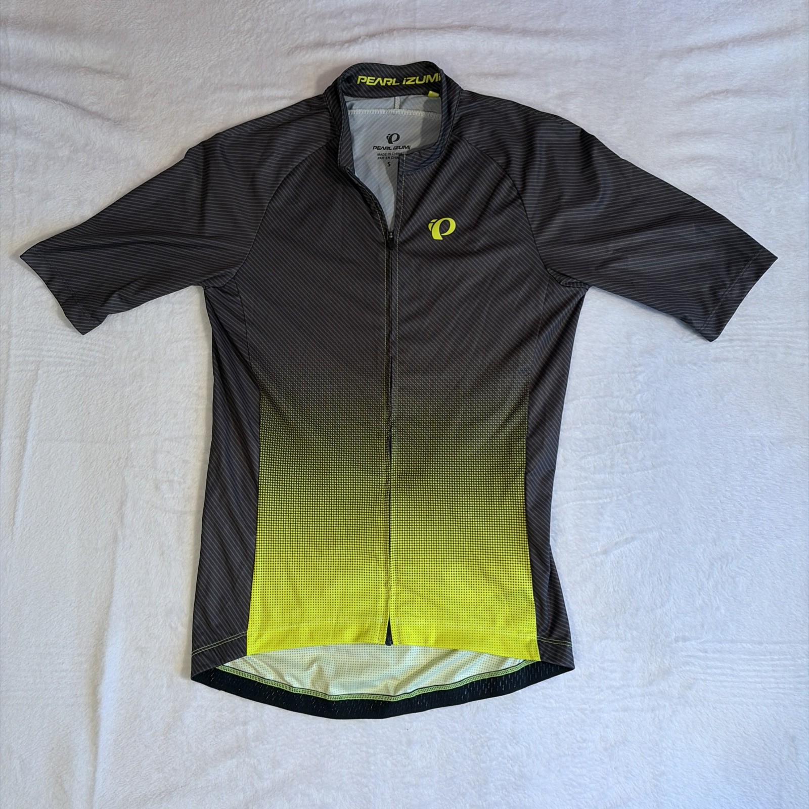 Pearl Izumi Cycling Jersey Short Sleeve full zip Lightweight Size S Woman