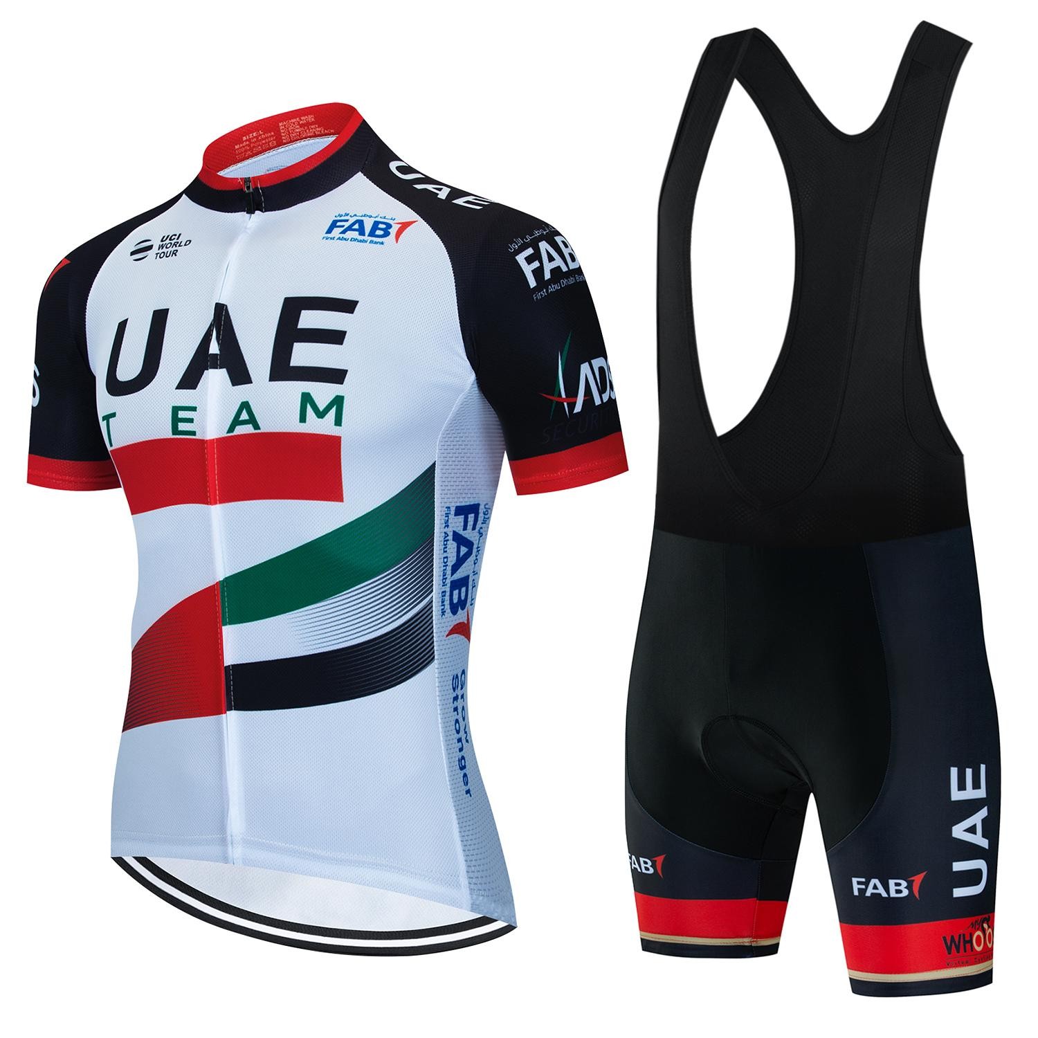 2026 UAE Men’s Cycling Jersey Set MTB Road Bike Bib Shorts Summer Wear