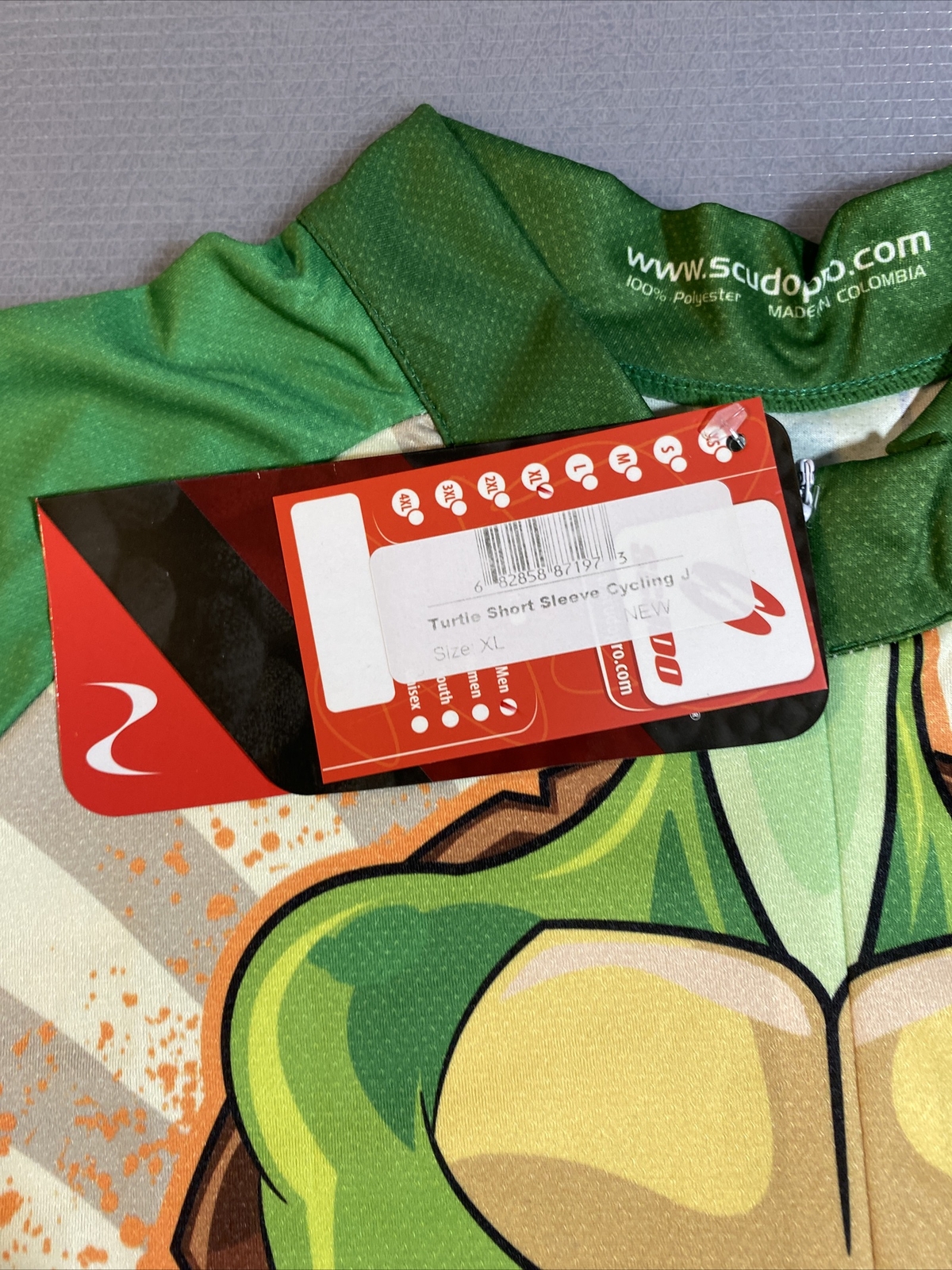 ScudoPro turtle cycling jersey XLarge XL (8589-1)