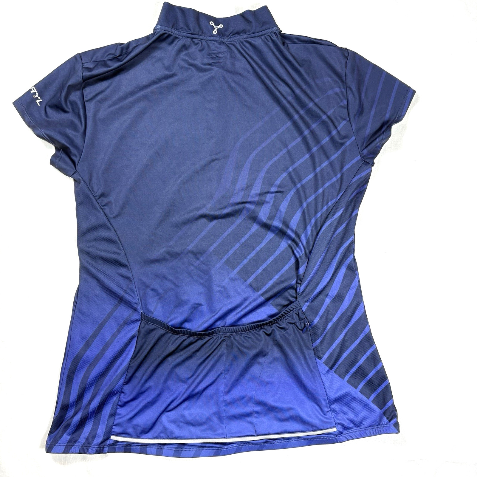 Trayl Women’s Cycling Jersey XL 1/4 Zip Blue Bicycle
