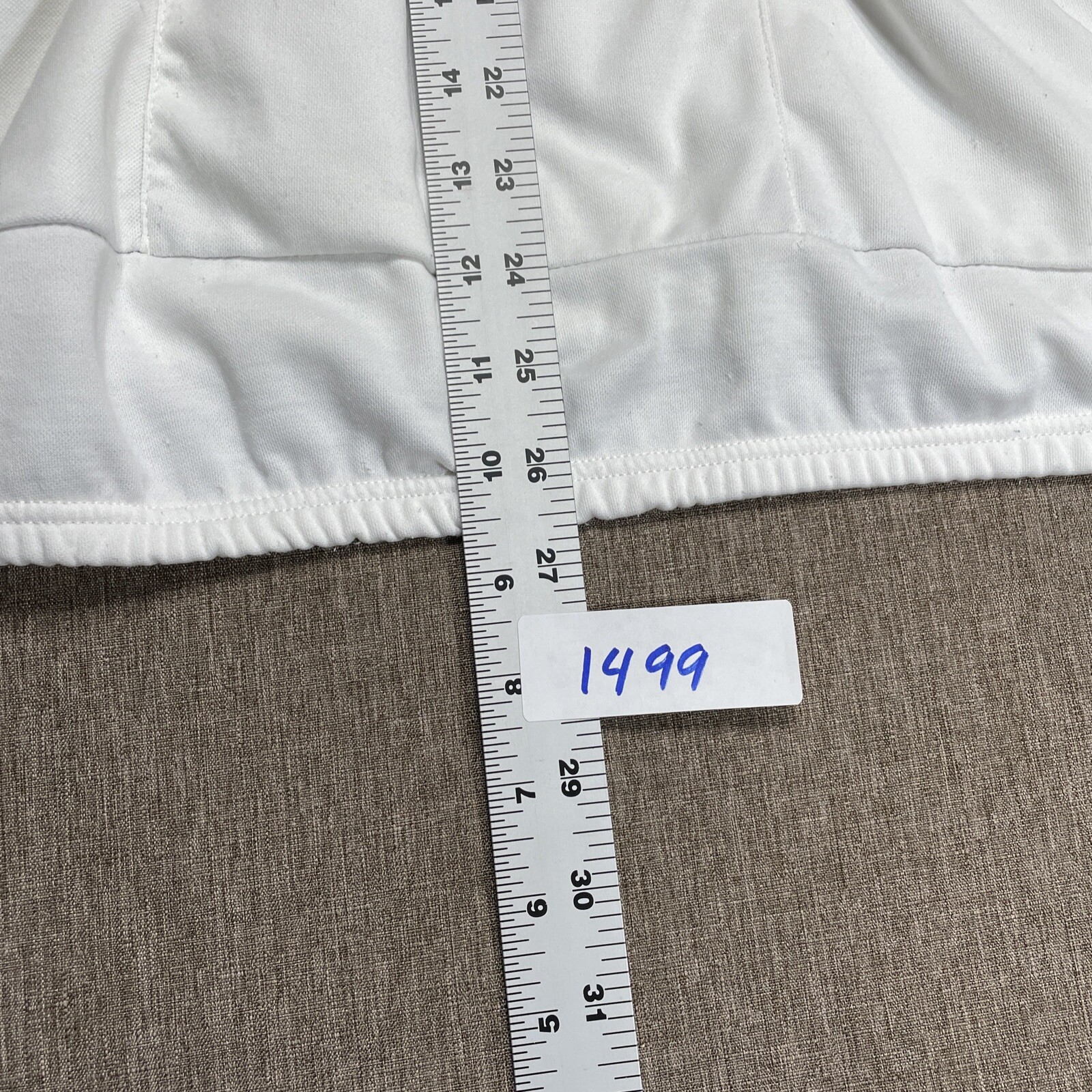 Performance Cycling Jersey Womens L White Short Sleeve Pockets Half Zip