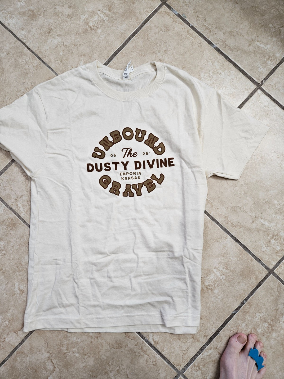 Unbound Gravel Race 2026 T Shirt. Size Small