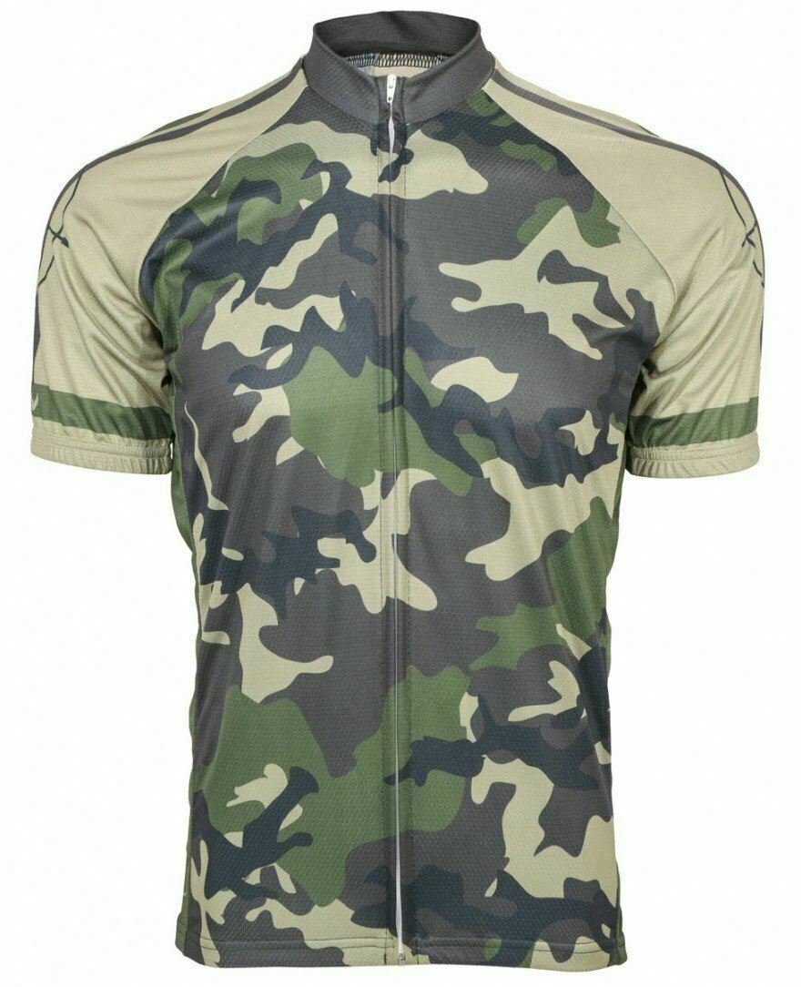 Outlaw Camo Men’s Cycling Jersey (S, M, L, XL, 2XL, 3XL)