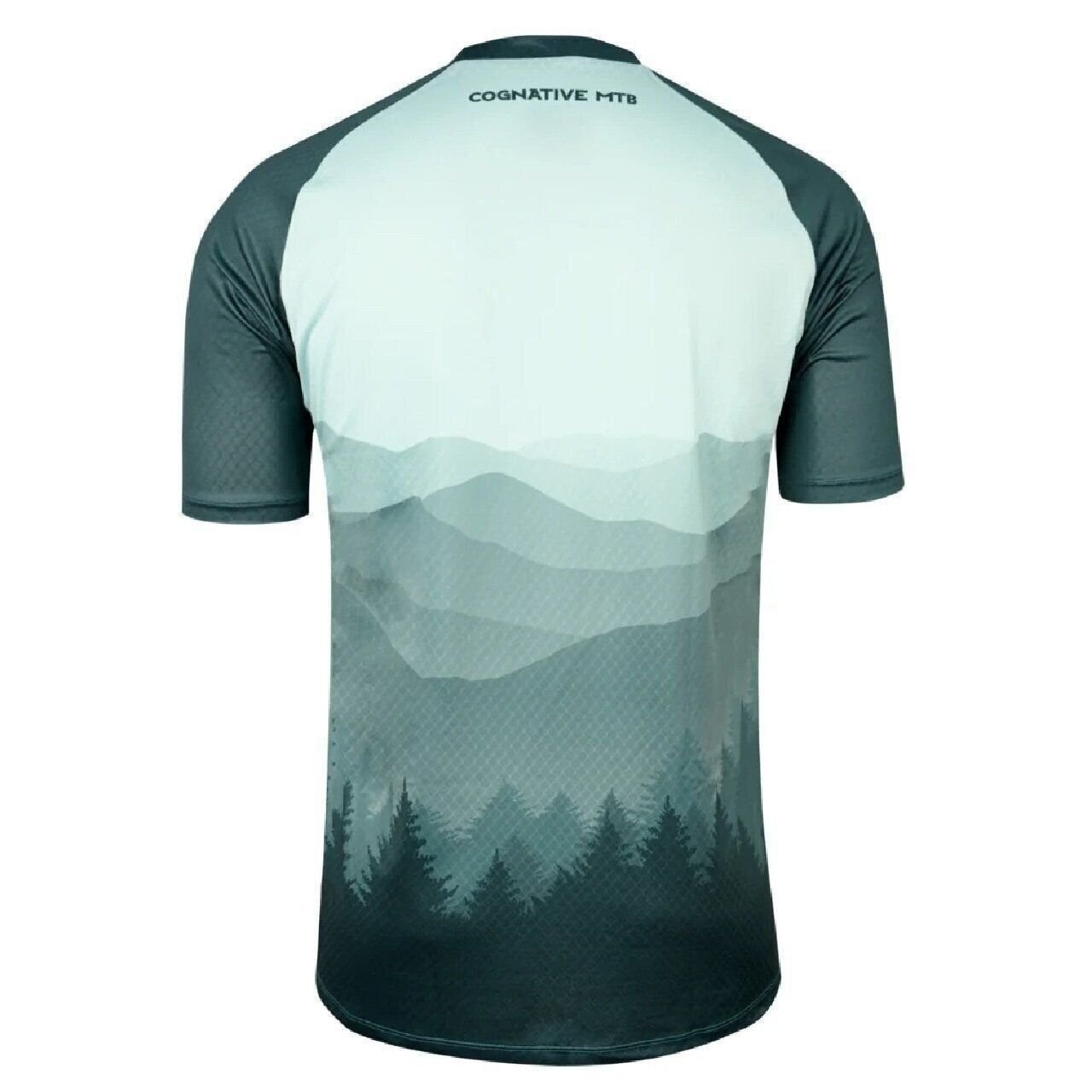 Cognative Men’s SummitAir Mesh Short Sleeve MTB Jersey-Black Mountain
