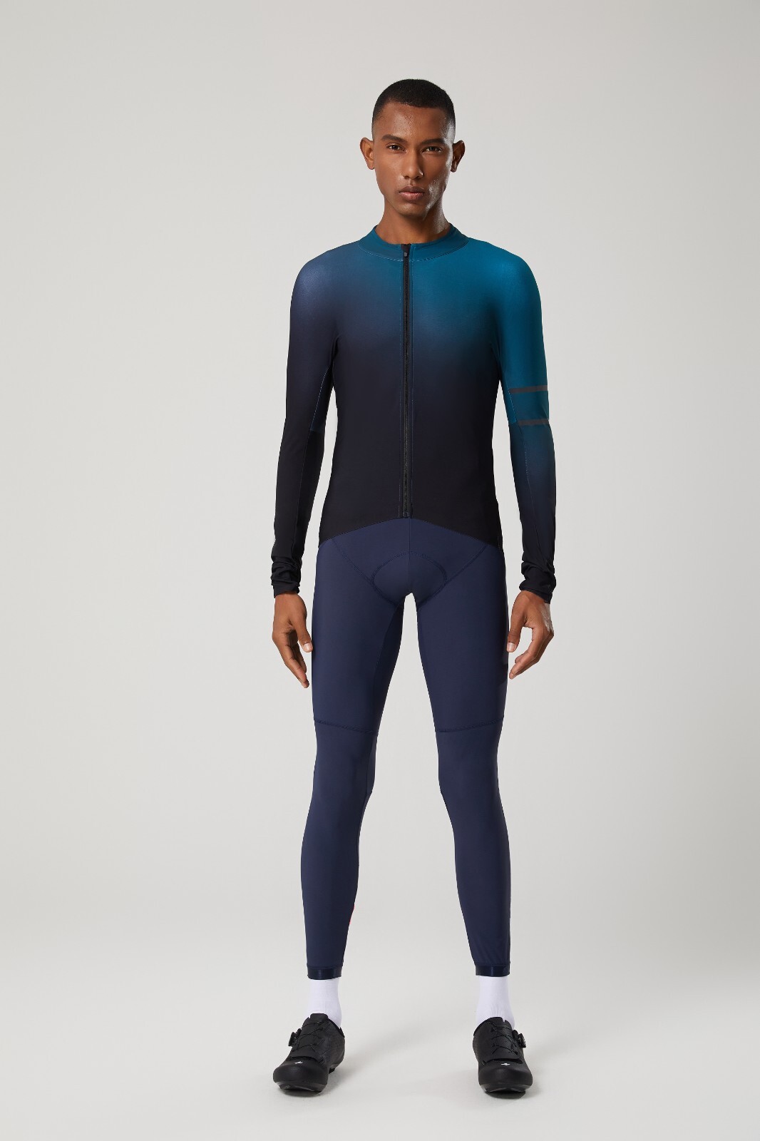 Men’s Cycling Jersey Bicycle Shirt Fleece Long Sleeve Road Bike Autumn&Winter