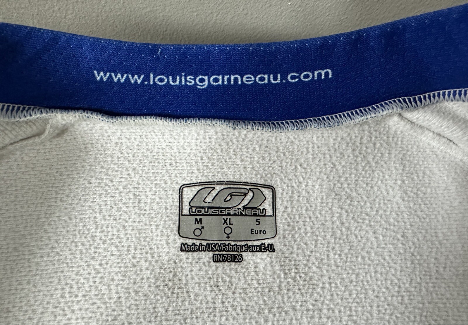 Men’s Richardson Bike Mart Louis Garneau Fleece Lined Cycling Jersey Medium USA