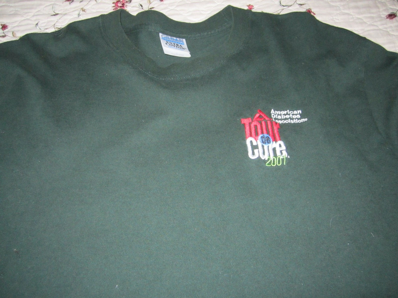 Gildan, Tour de Cure A.D.A T-Shirt, Long Sleeves, Large