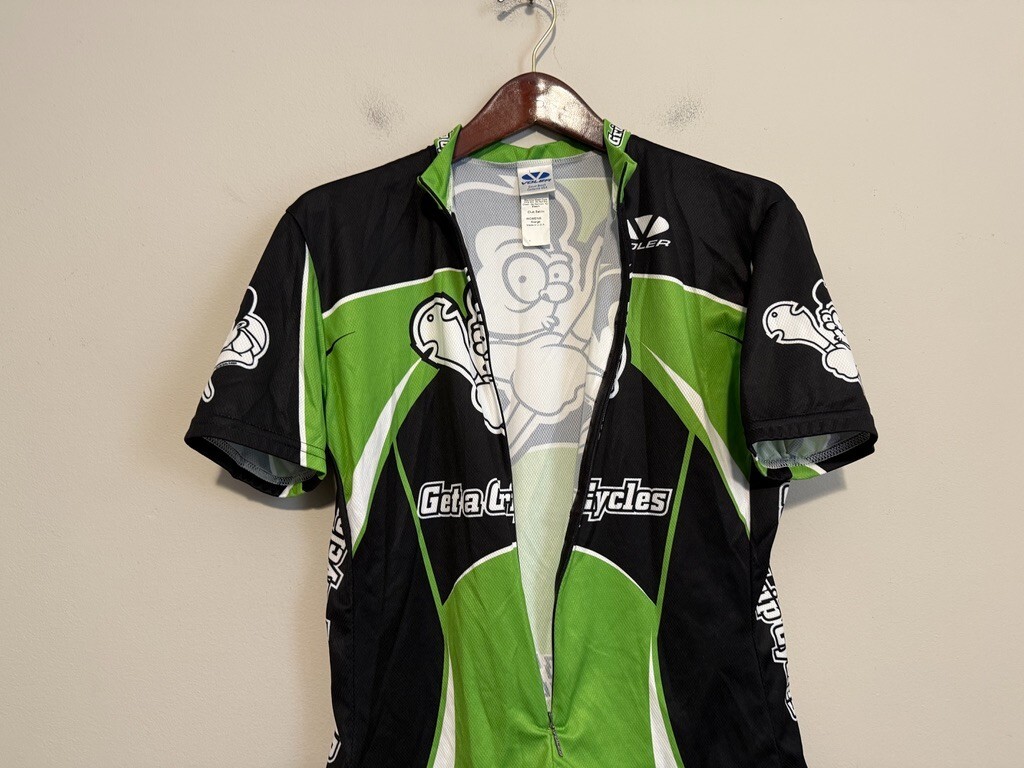 🚲 VOLER Women’s XL Short Sleeve Jersey 3/4 Zip Club Set-in 🇺🇸 Made in U.S.A.