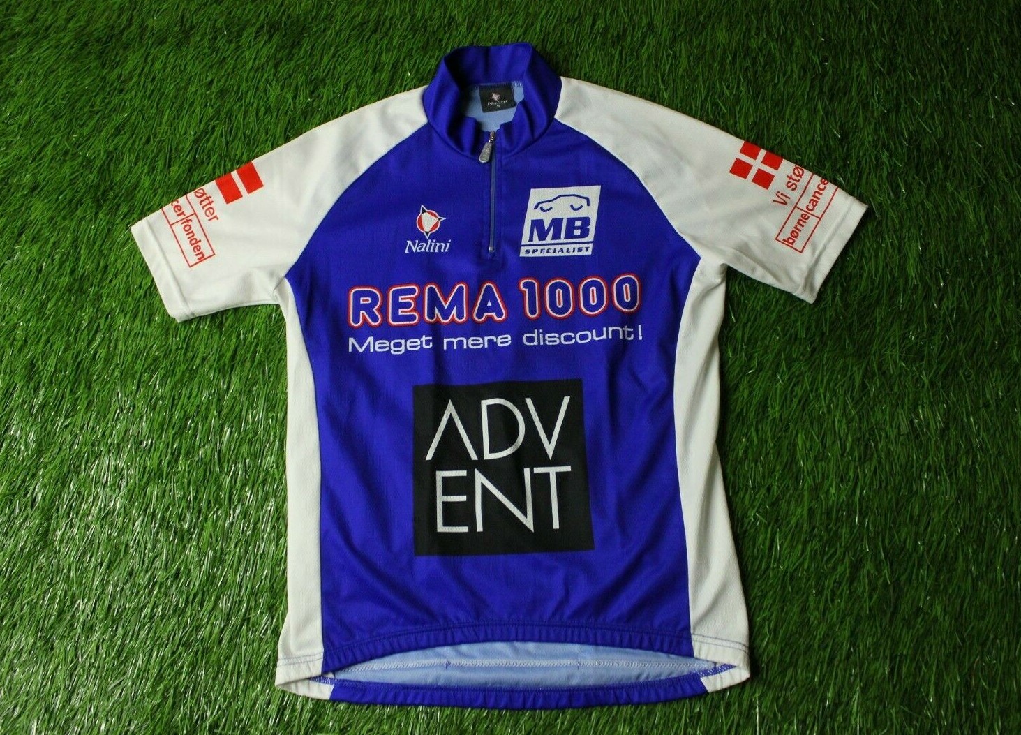 RARE SHORT SLEEVE CYCLING SHIRT JERSEY TRIKOT REMA 1000 NALINI ORIGINAL SIZE M