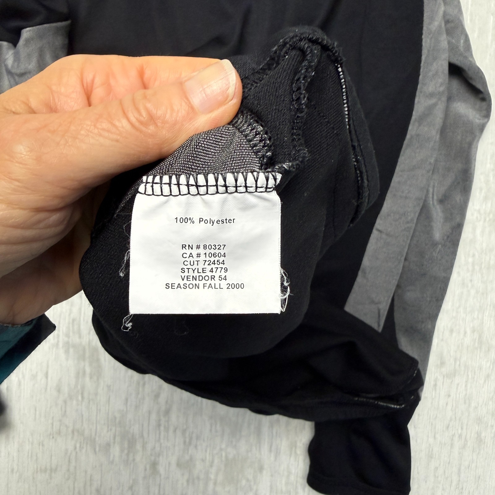 Pearl Izumi MicroSensor Cycling Jersey Men Large Black Gray Athletic Quarter Zip