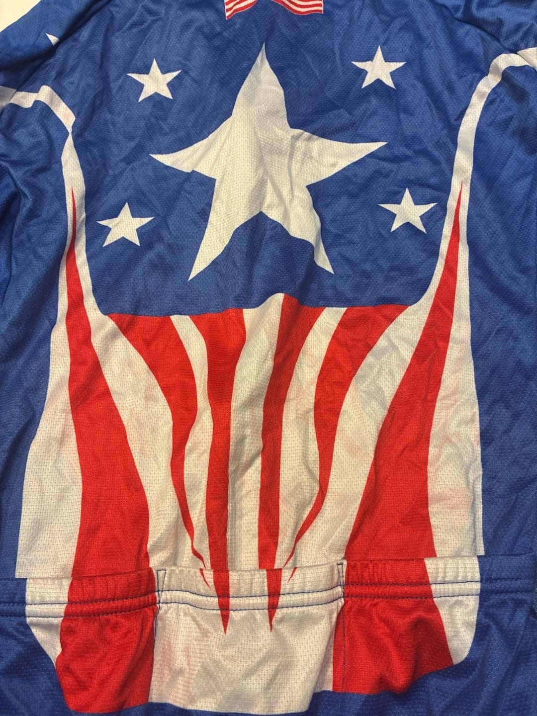Vintage DeFeet USPS Stars and Stripes USA Cycling Jersey