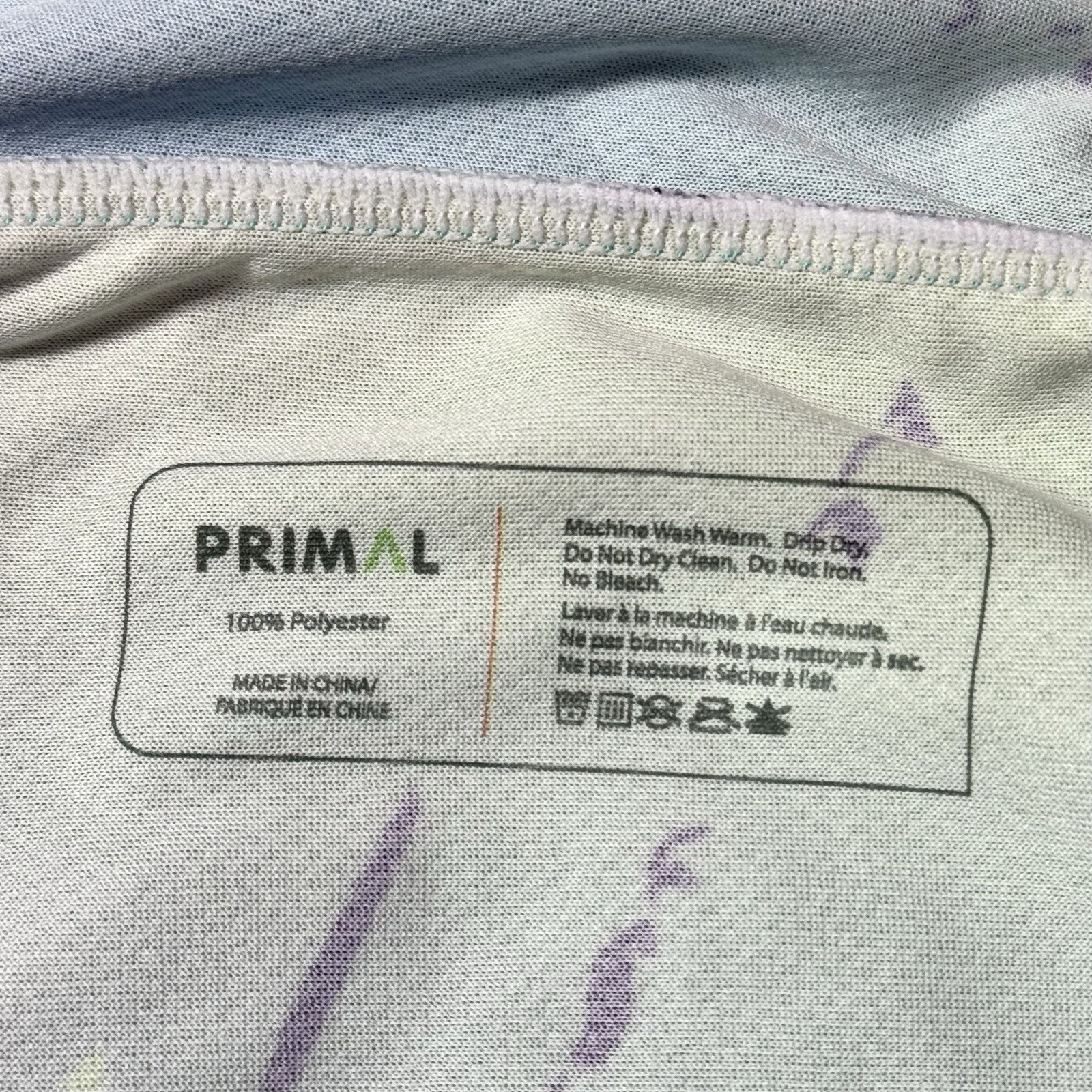 Primal Cycling Jersey Men’s L Full Zip Multicolor Graphic 3 Pocket Bike Shirt