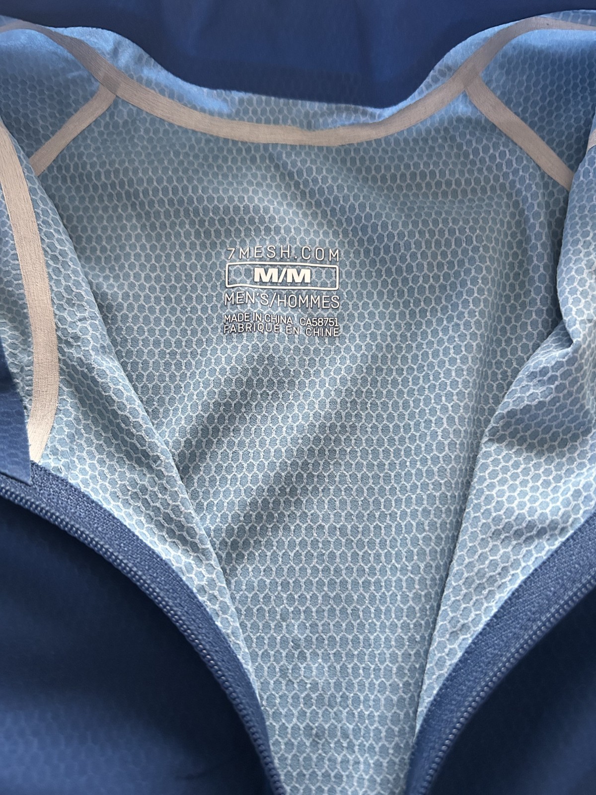 7 Mesh 7MESH Skyline Jersey Shirt SS Men’s Medium Cadet Blue Bike Cycling Poly