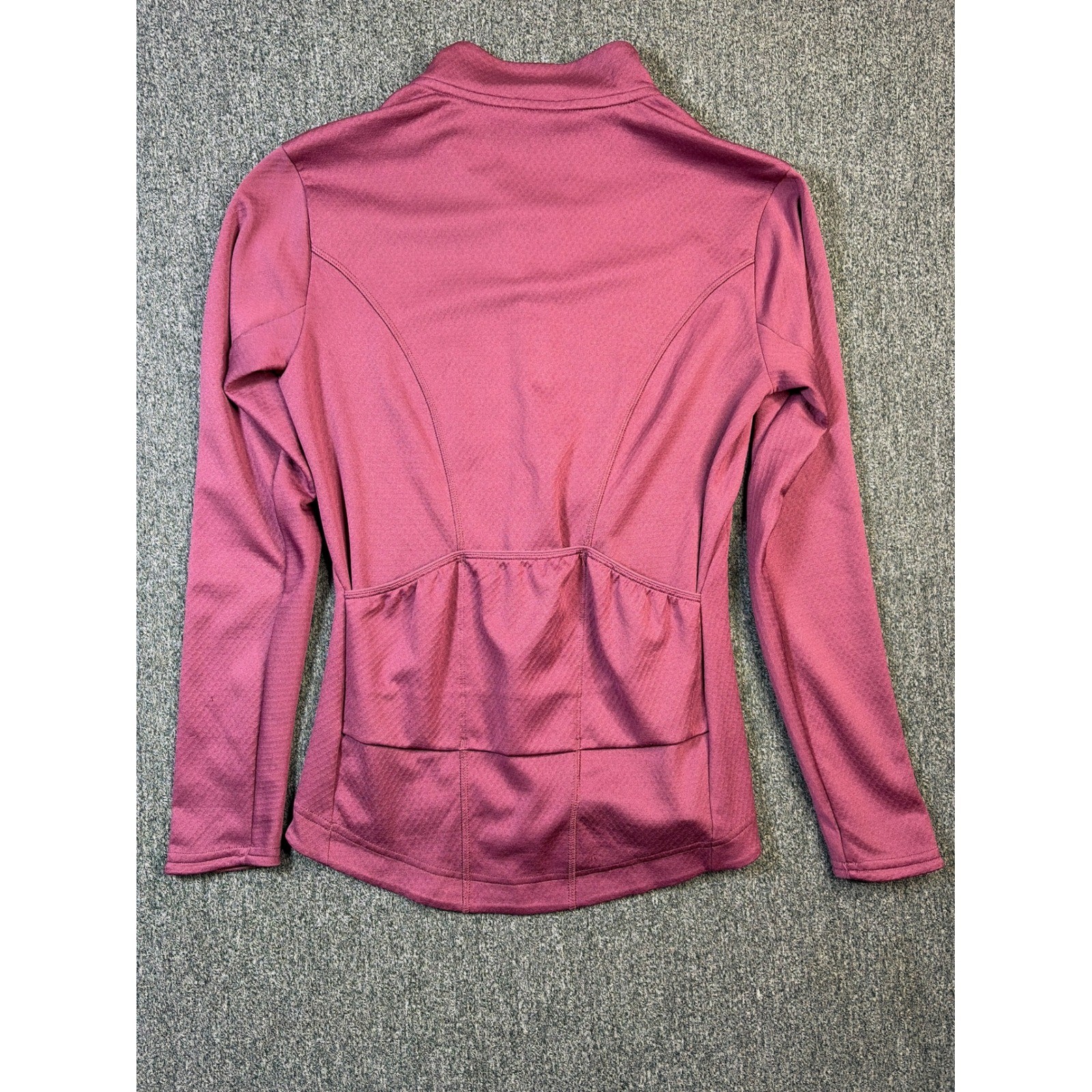 Patagonia Capilene Midweight Cycling Jersey Womens Small Purple 1/4 Zip 23915
