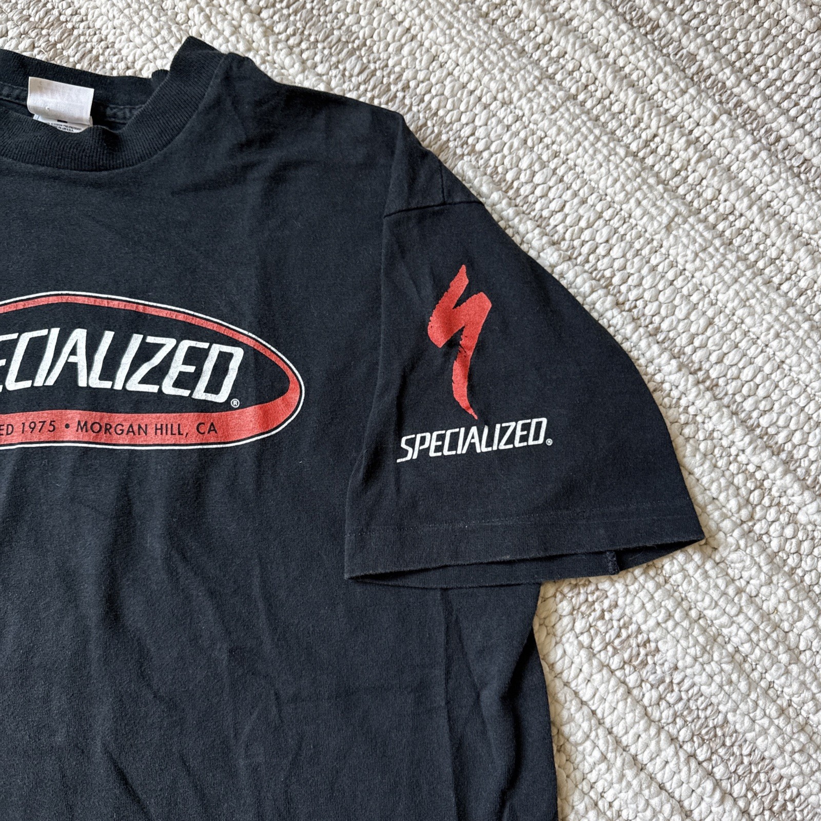 SPECIALIZED MTB Vintage T Shirt. Mens Size L Vtg Single Stitch! EMTB Cycling Tee