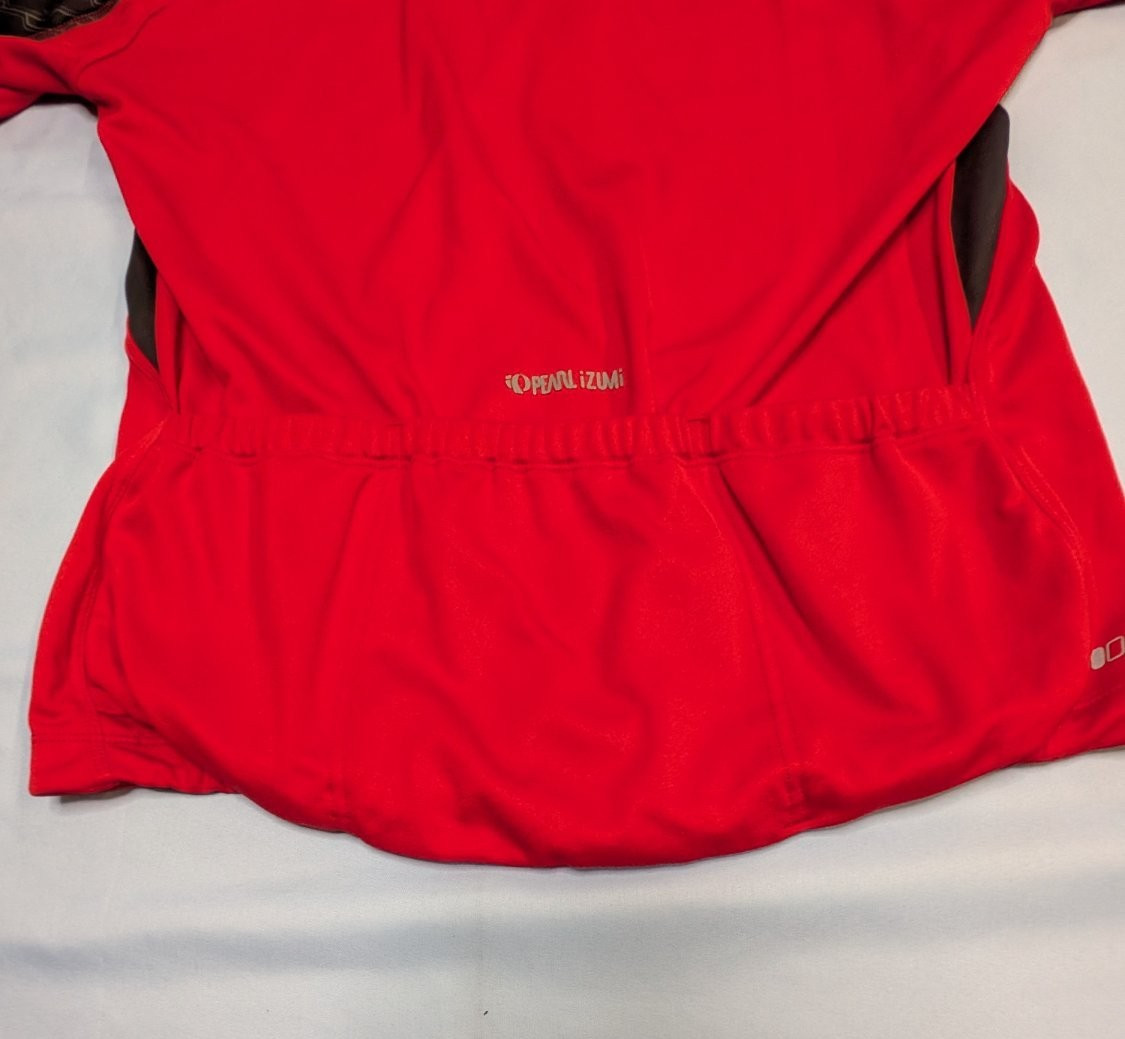 Pearl Izumi Cycling Jersey Select Mens M Red Geometric Short Sleeve