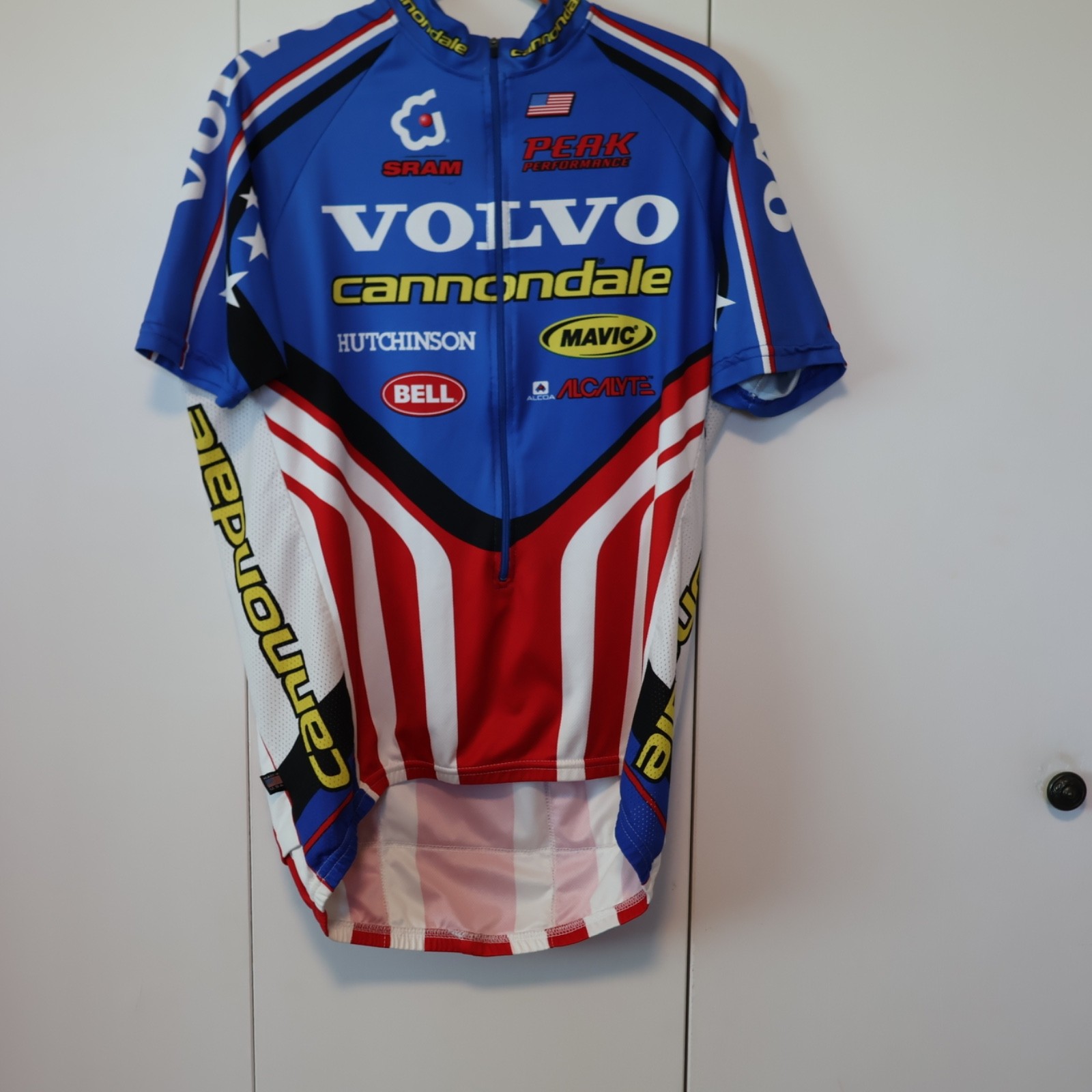 Vintage Volvo Cannondale Jersey Mtb Mountain Bike 90’s Mavic Sram Bell Large