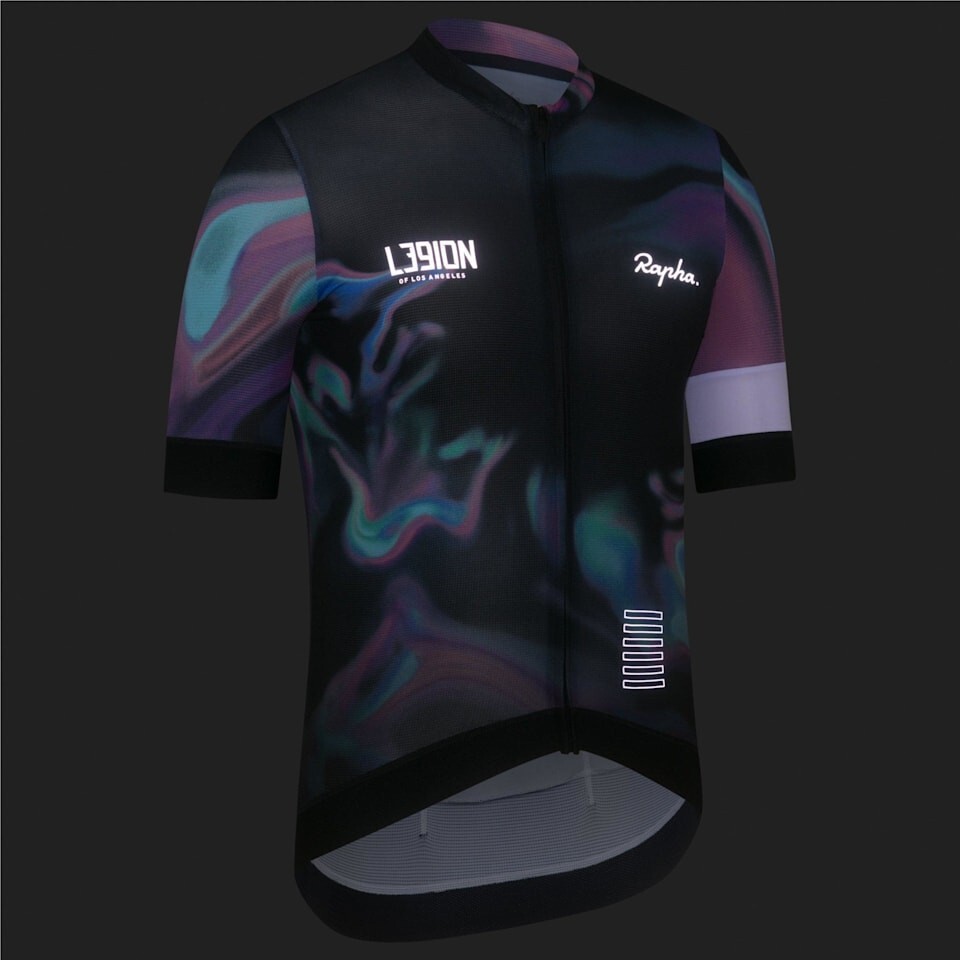 USED MUL RAPHA LEGÌON OF LA PRO TEAM TULSA TOUGH TRAINING S/S CYCLING JERSEY LRG
