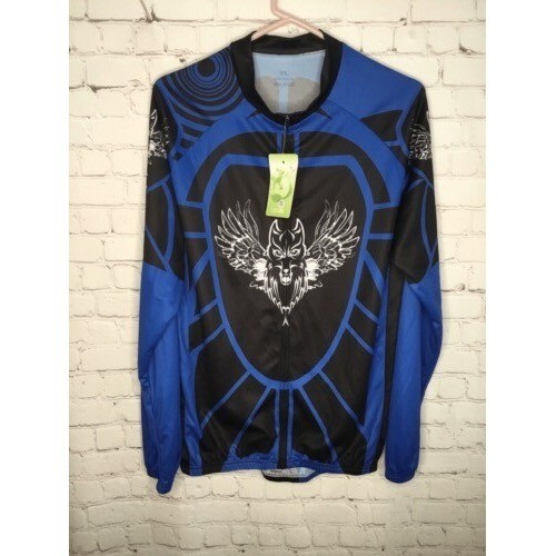 NWT Full Zip Long Sleeve Cycling Jersey Shirt Unisex Adult XXL China