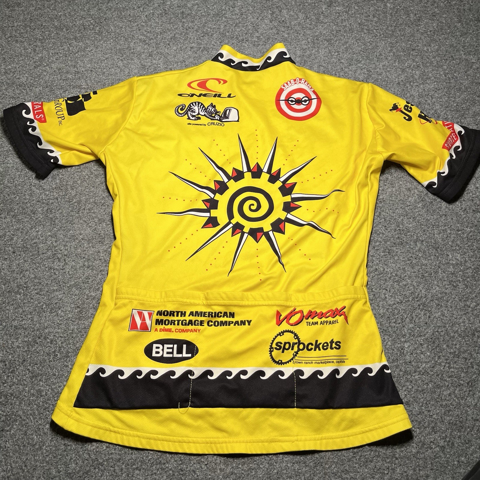 Vintage 90s Vomax Cycling Jersey Womens Large 4 Team Santa Cruz O’Neill USA