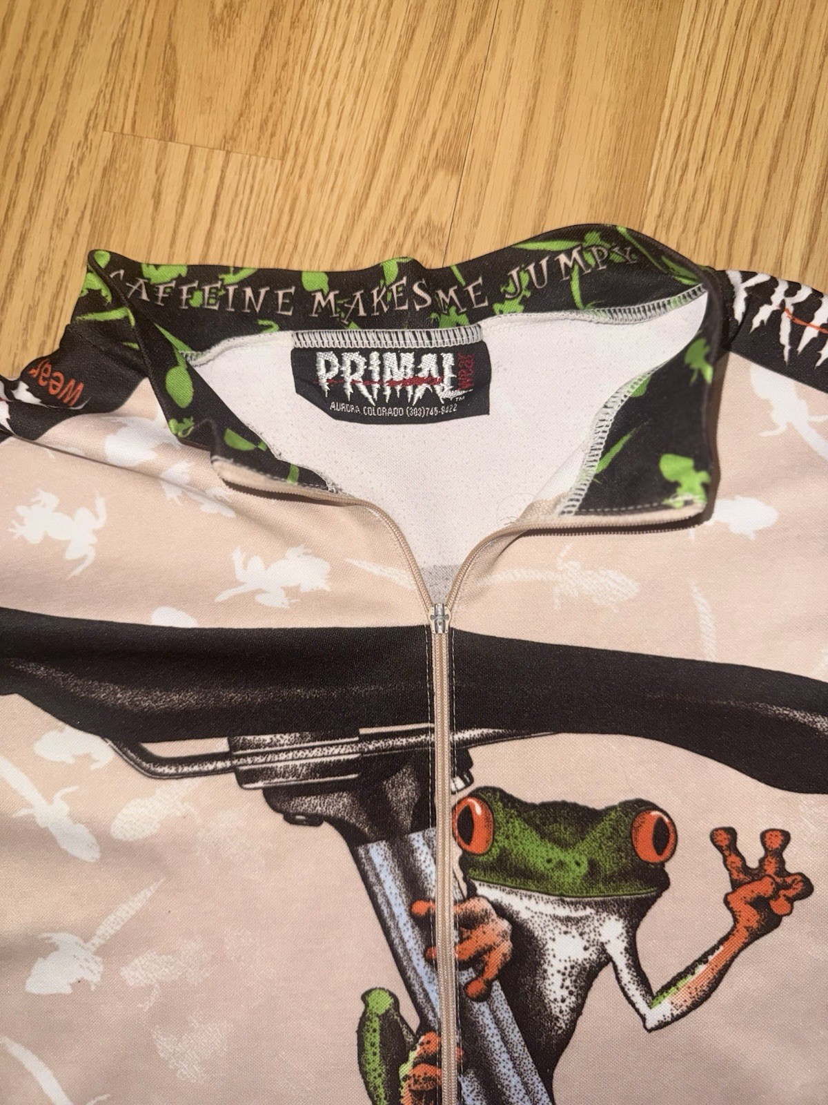 Vintage Primal Wear Cycling Jersey Frog Bike Seat Don’t Hurt The DirtBicycle