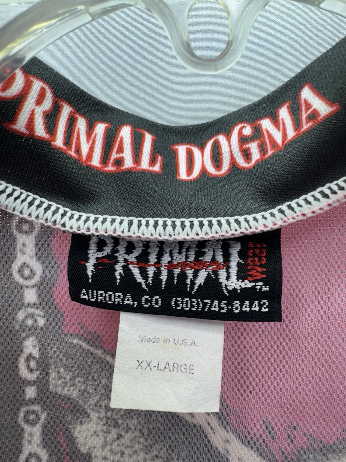 Primal wear Dogma Cycling Jersey Men’s 2X Bike Riding Shirt Power Biscuit Dog