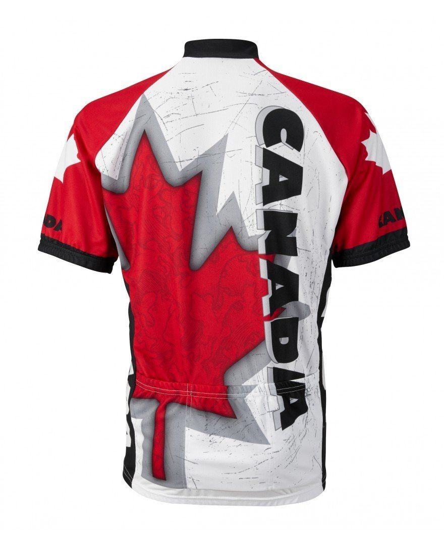 Canada Maple Leaf Men’s Cycling Jersey (S, M, L, XL, 2XL, 3XL)