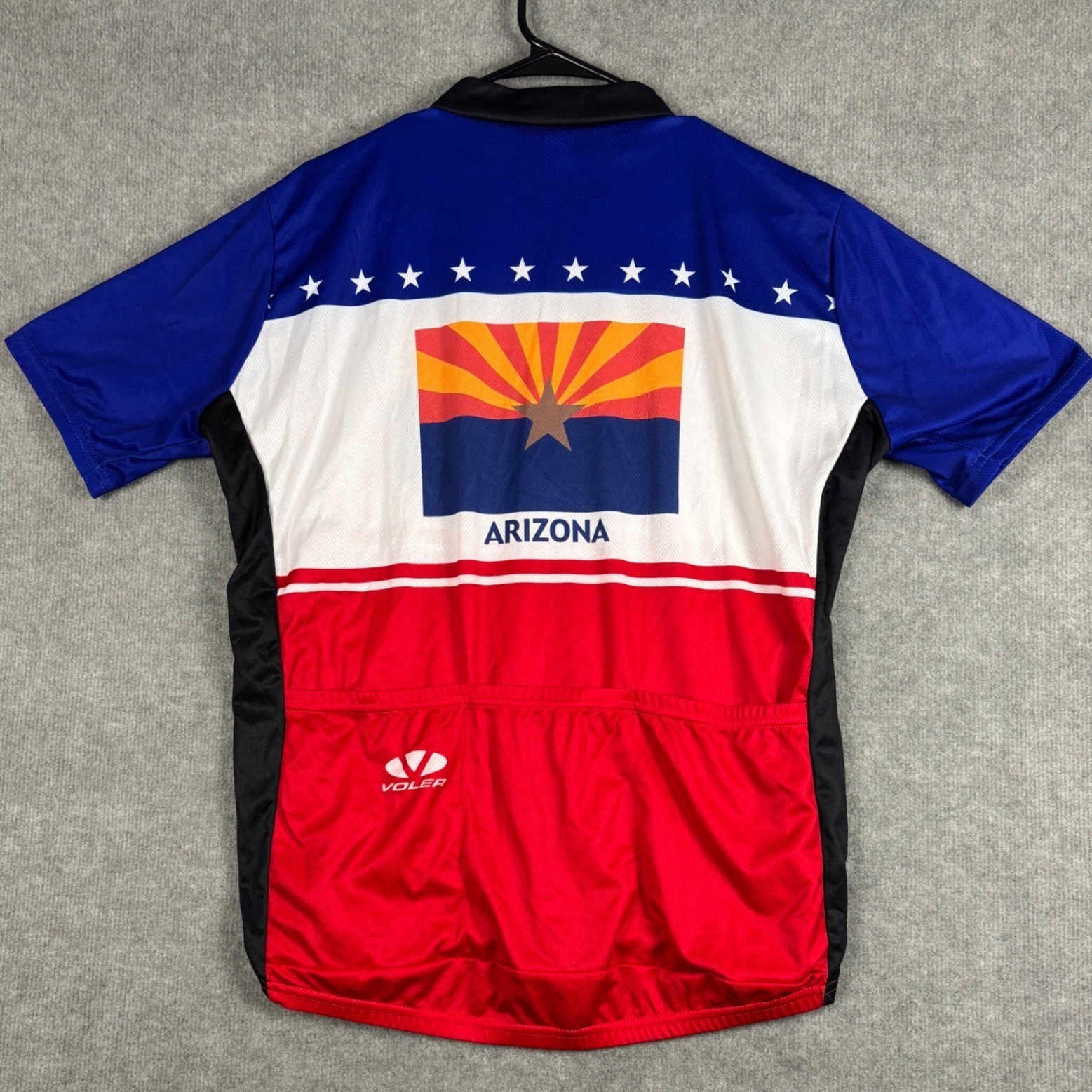 Voler Club Set-In Cycling Jersey Arizona State Flag XL Red White Blue