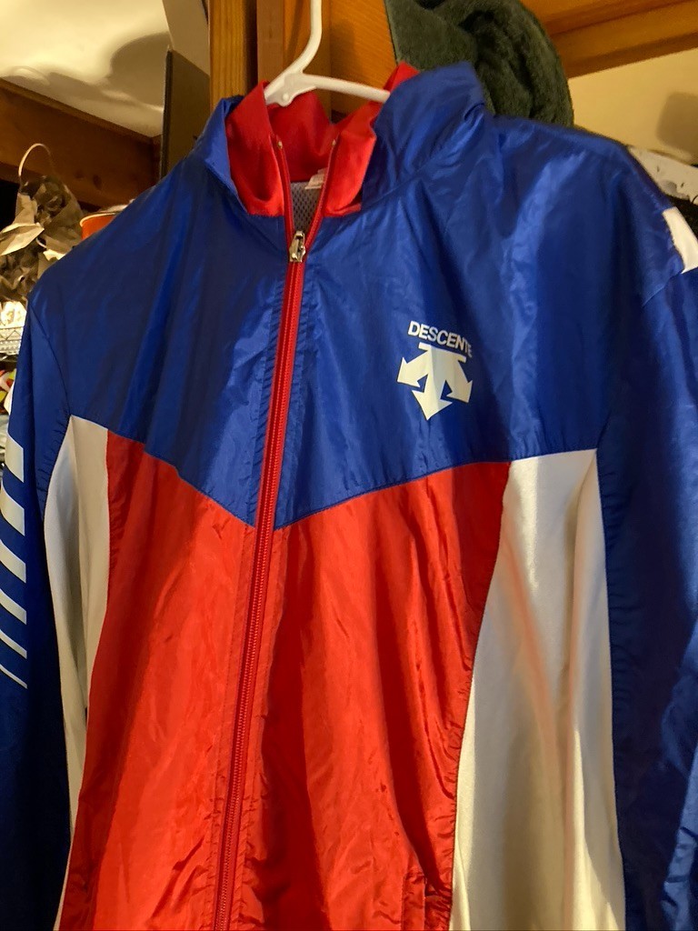 Vintage Descente Cycling Jersey 90s Biking Cycle Japan Team USA Large XL Jacket