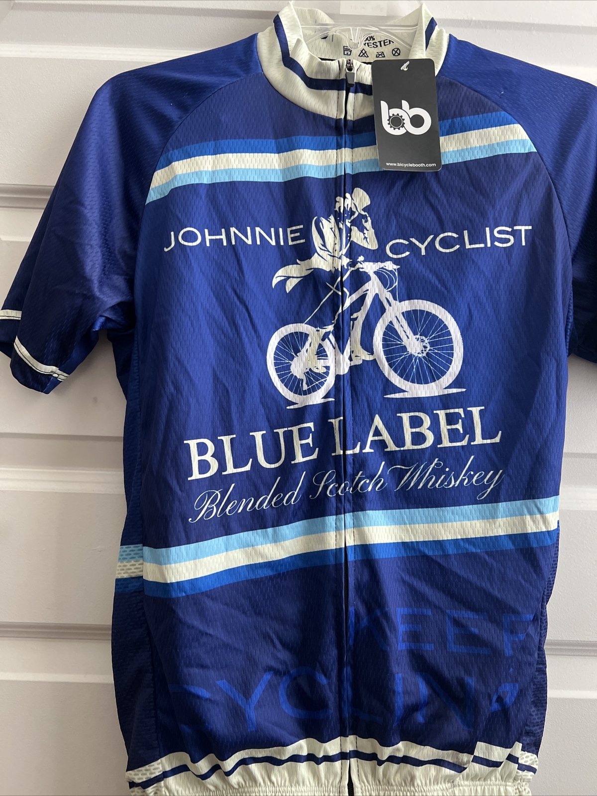 NWT Set Bicycle Booth Cycling Jersey And Shorts Men’s Small Full-Zip w/Pockets,